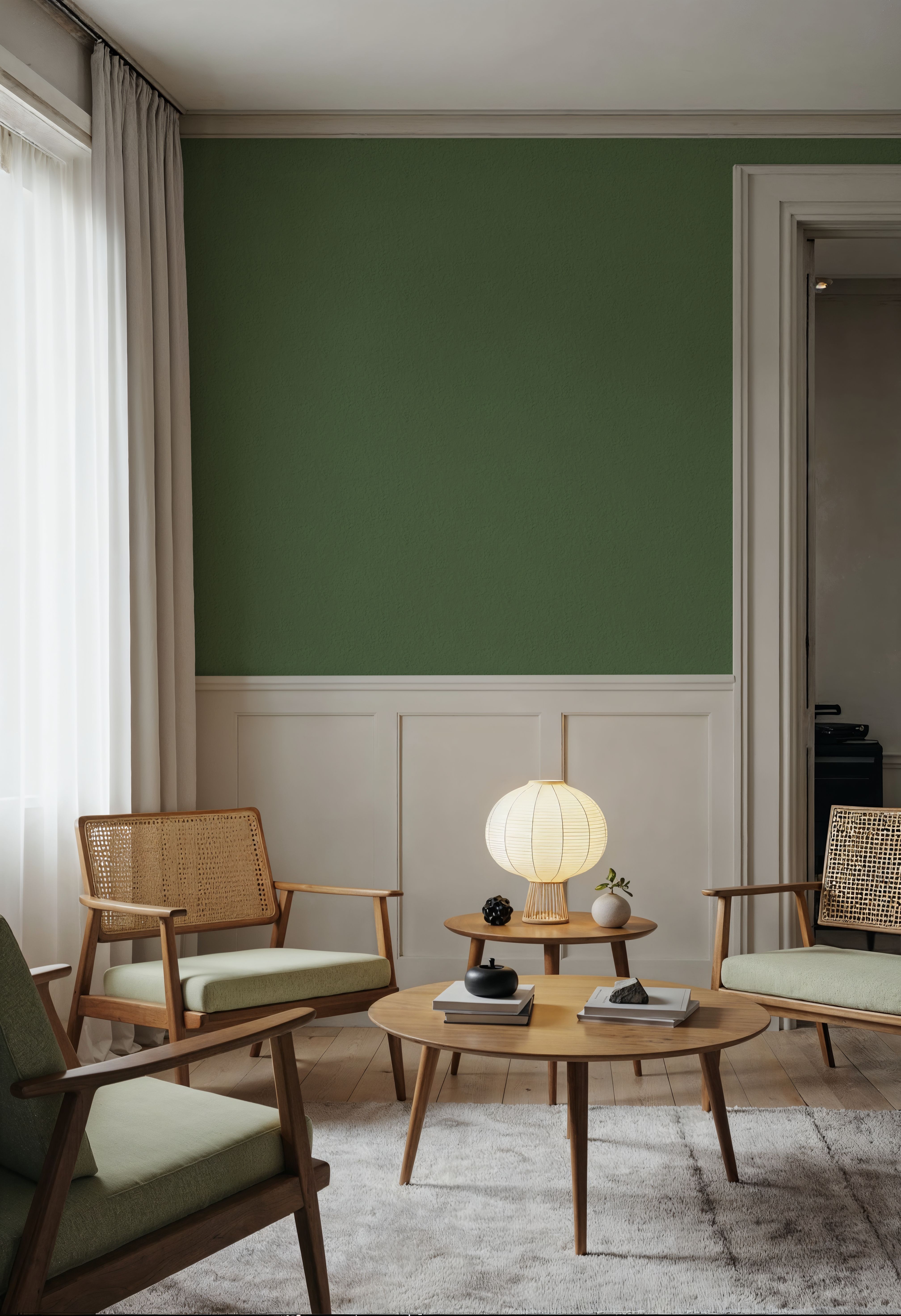 Faux Sand Stucco Finish, Moss