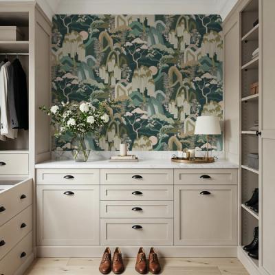 Whispers of the Mountain Pattern, Green