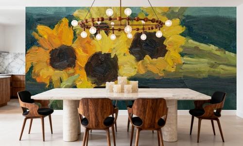Freshly Cut Sunflowers