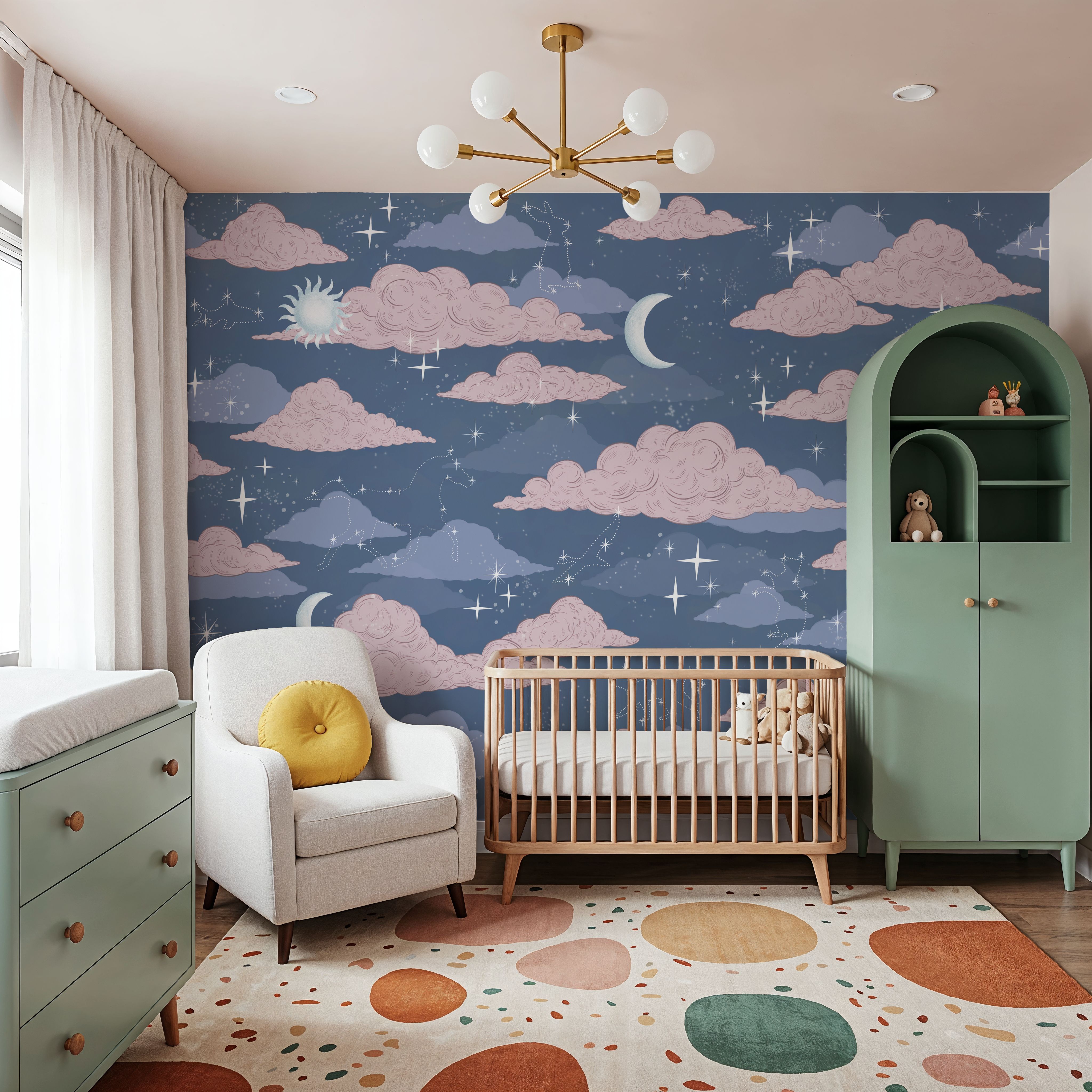 Moonlit Constellations, Chalky Blue