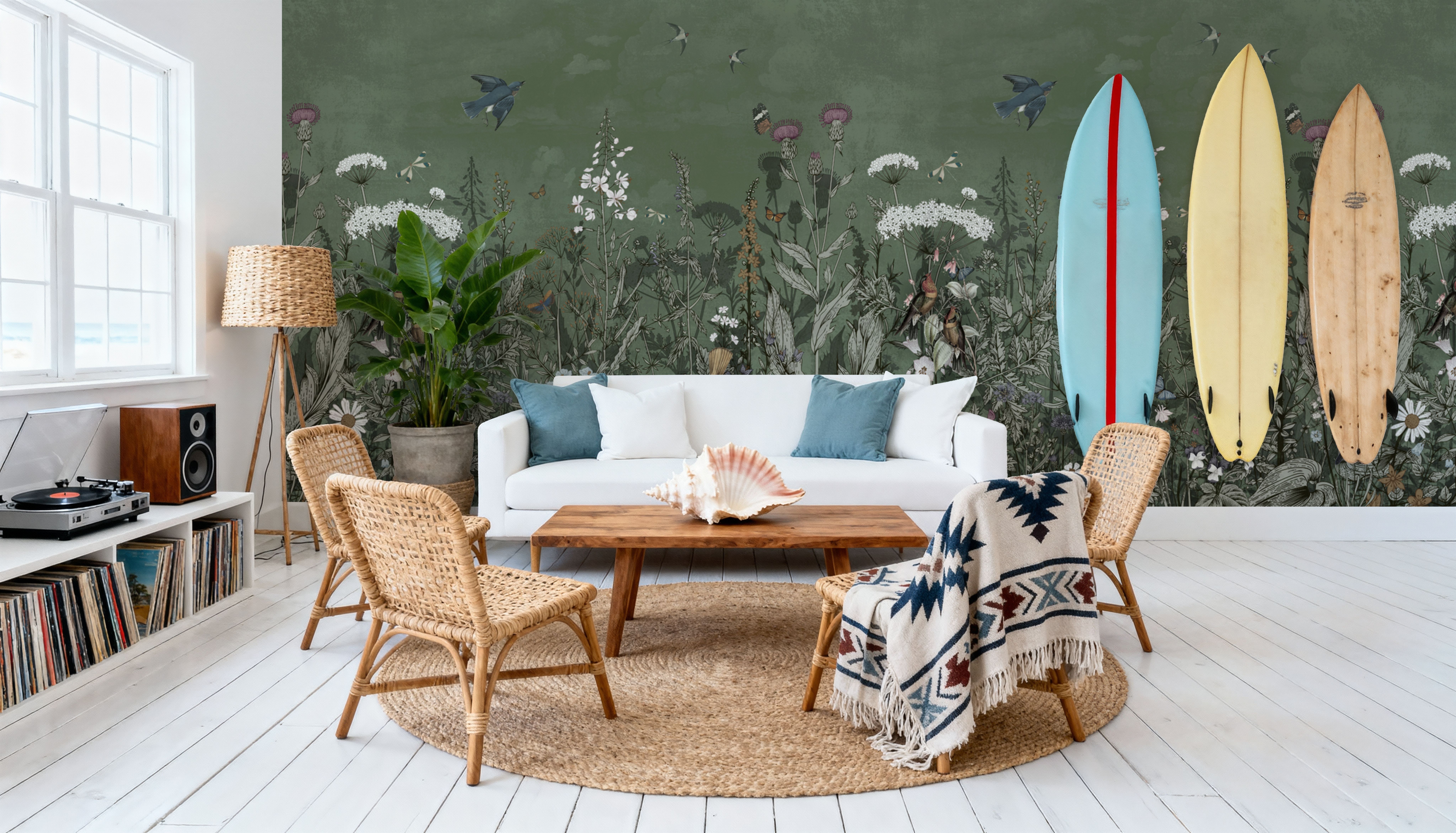 Meadow Finds Green, Wallpaper