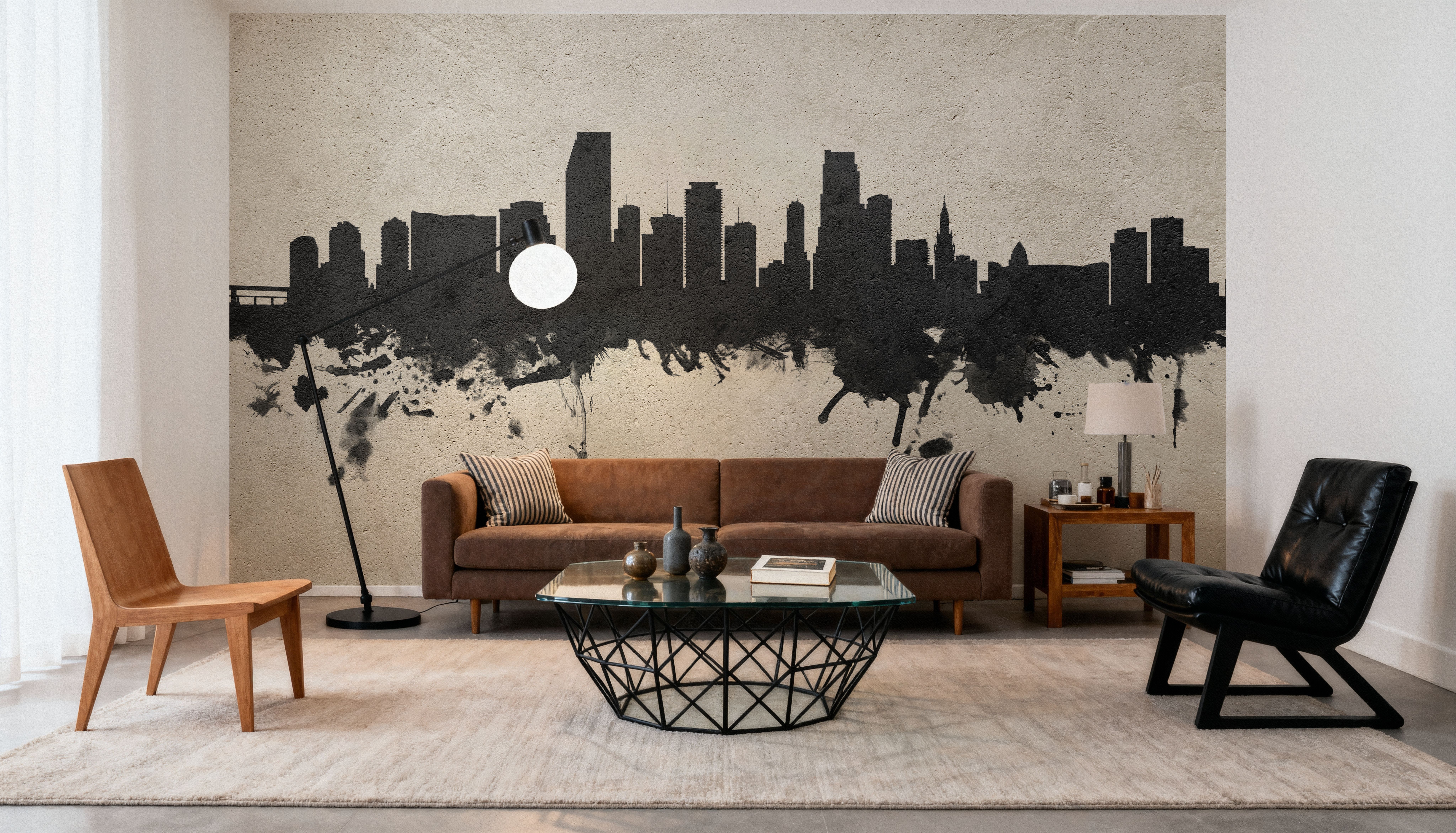 Miami Florida Skyline Concrete