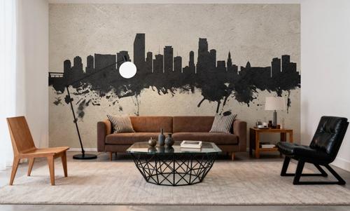 Miami Florida Skyline Concrete