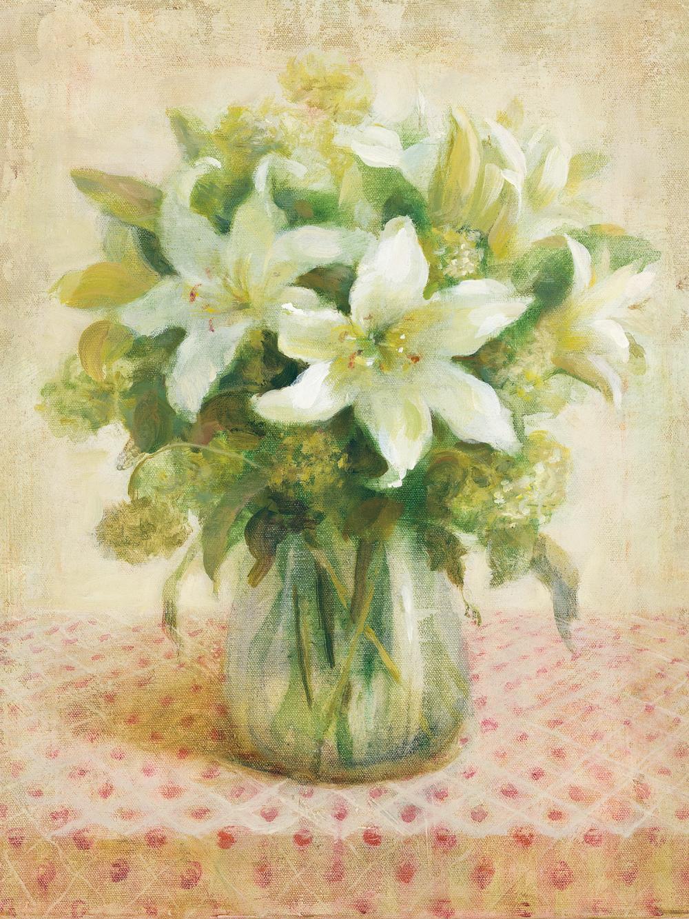 Cottage Lilies in White