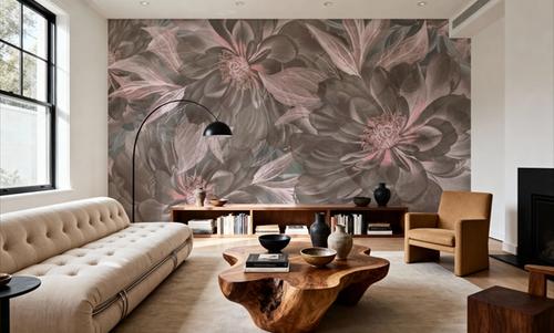 Peony Study - Ash and Pink