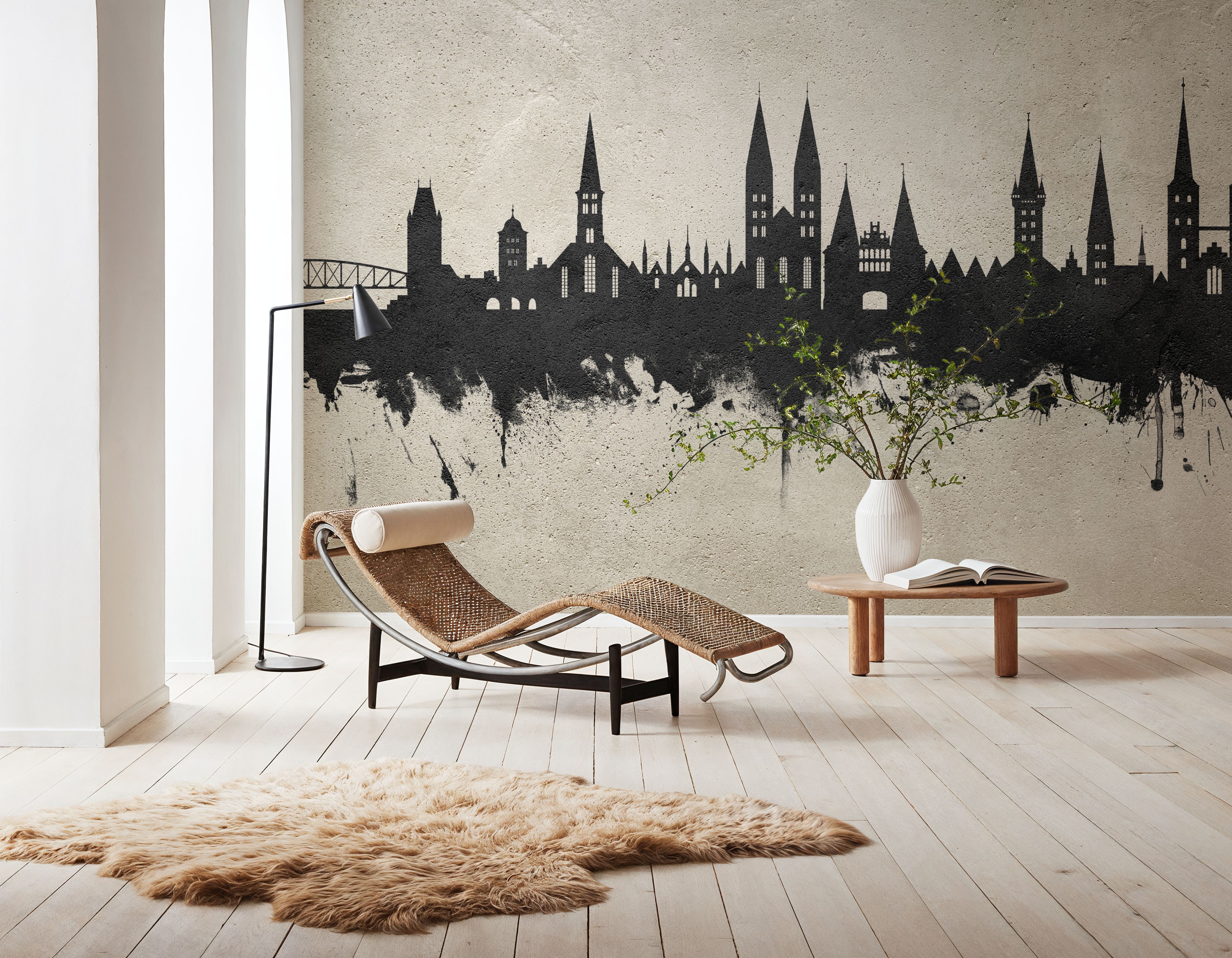 Lubeck Germany Skyline Concrete