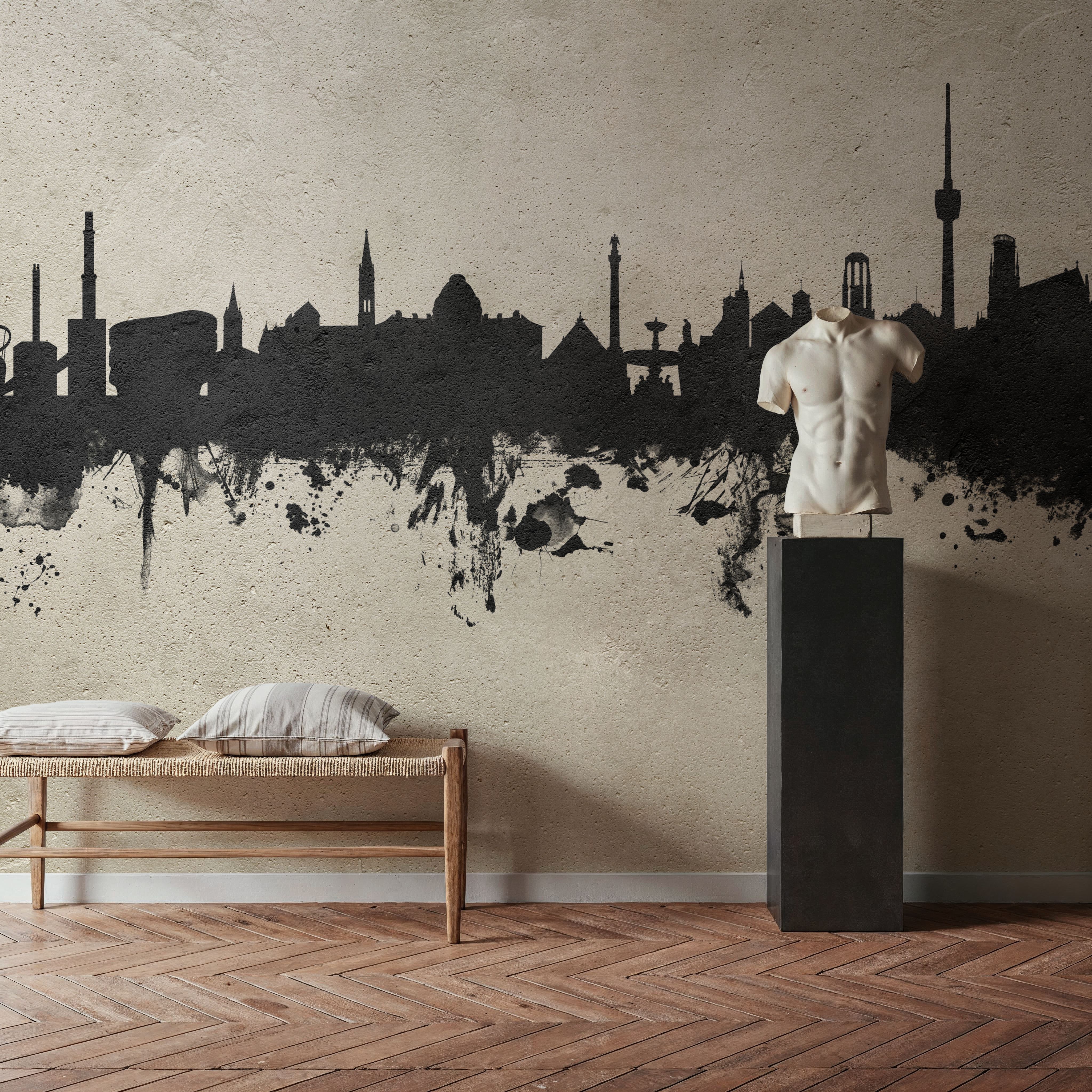 Stuttgart Germany Skyline Concrete