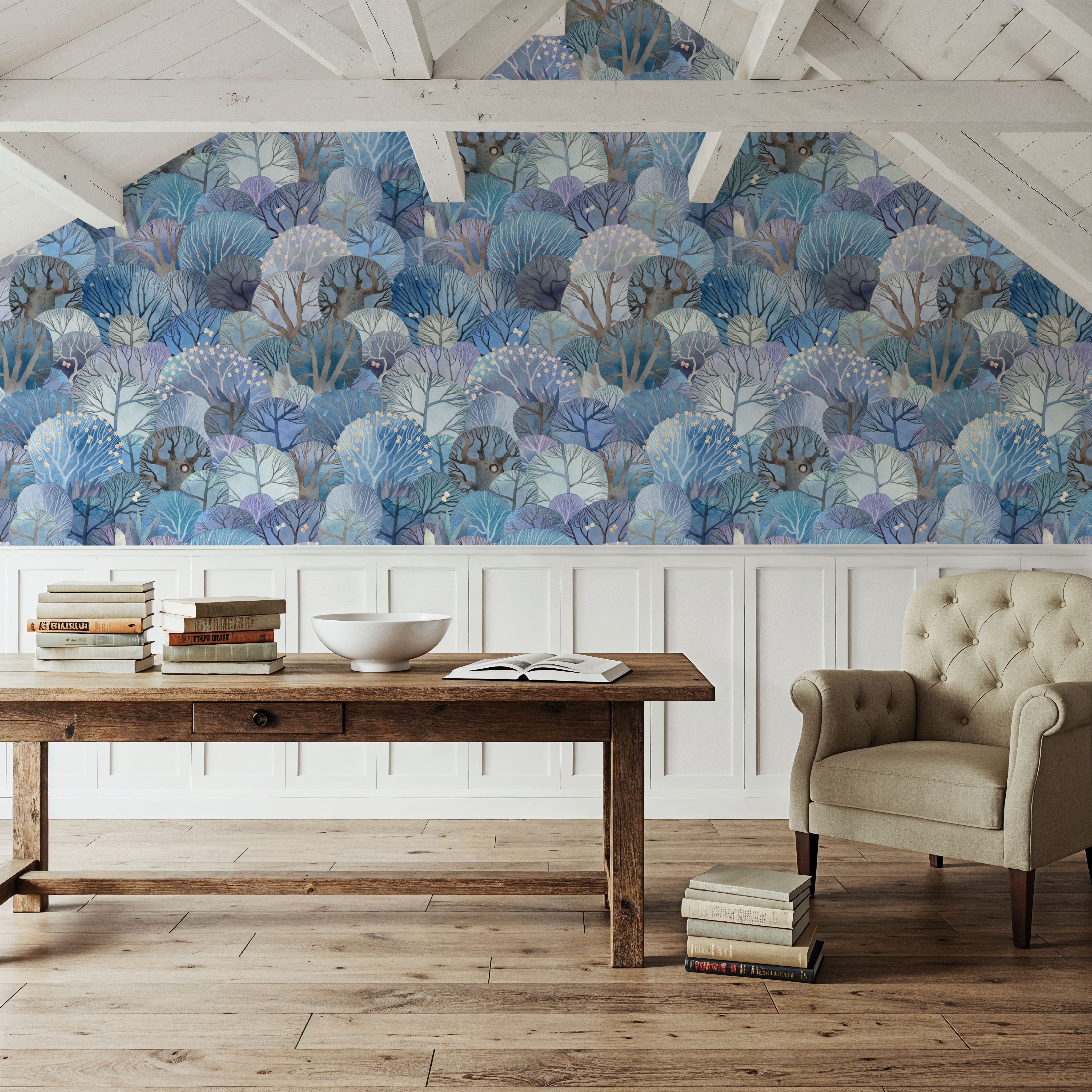 Fantasy Treetops, Blue