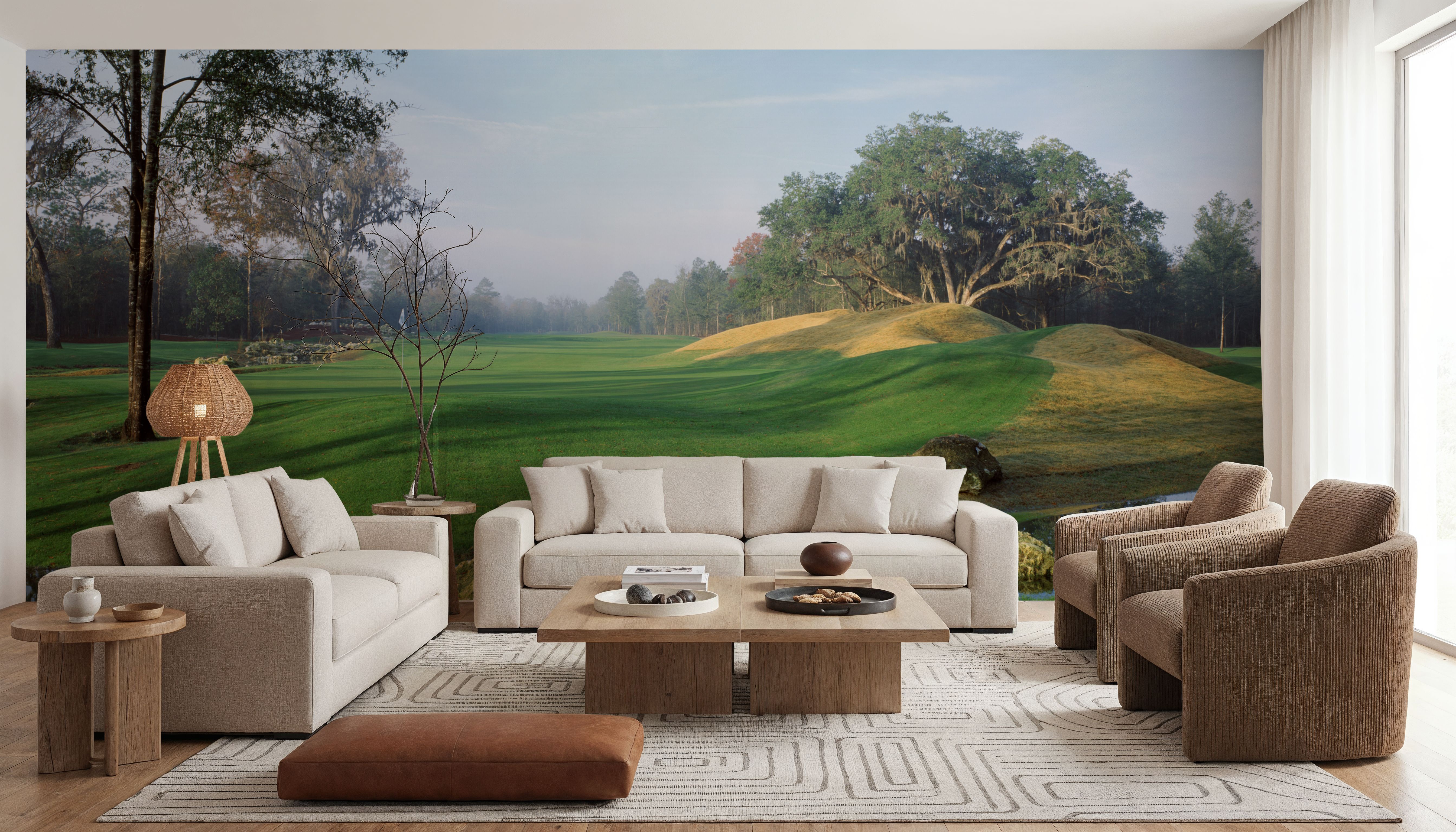 Misty Fairway Serenity