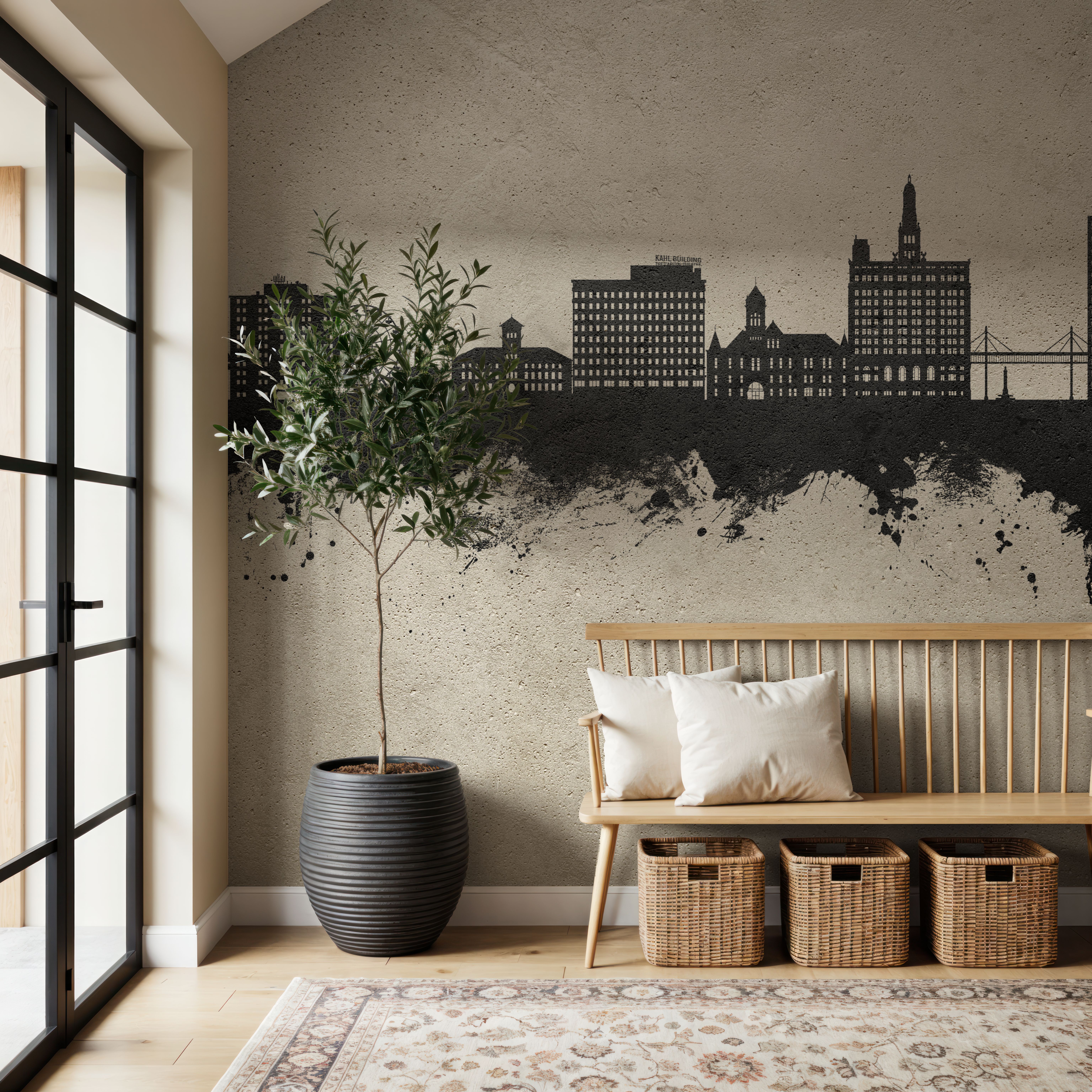 Davenport Iowa Skyline Concrete