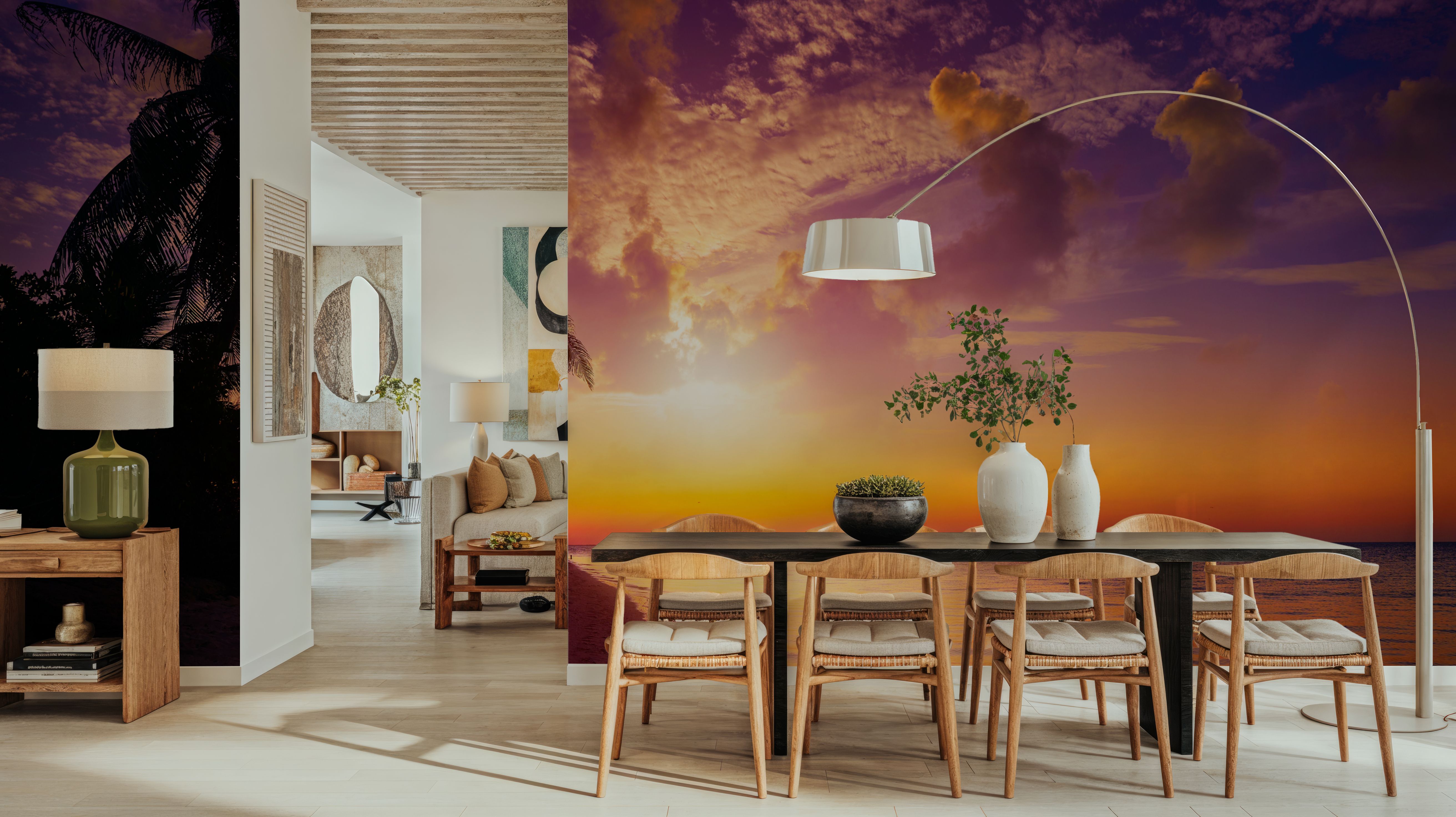 Tropical Twilight Silhouette