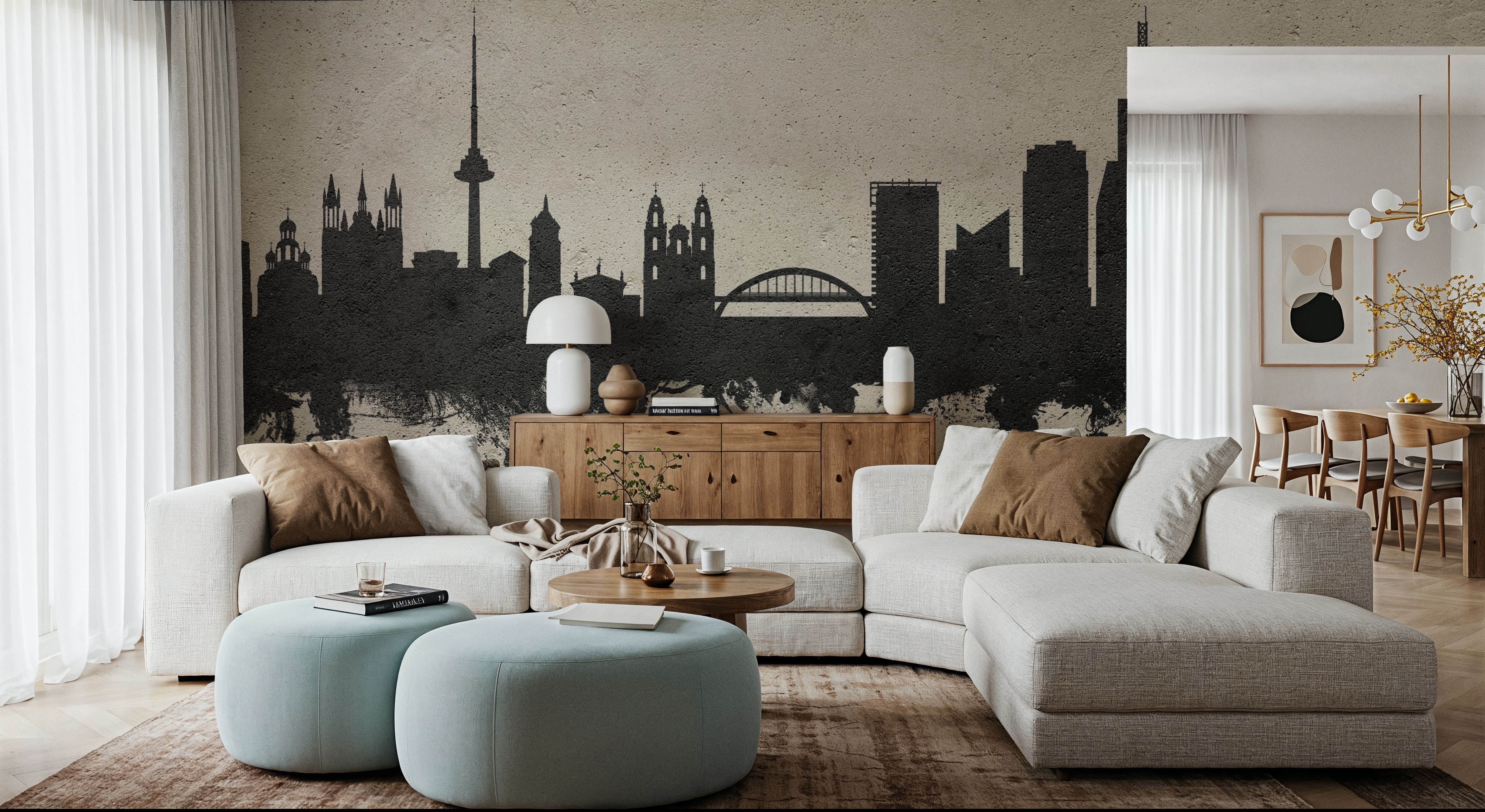 Vilnius Lithuania Skyline Concrete