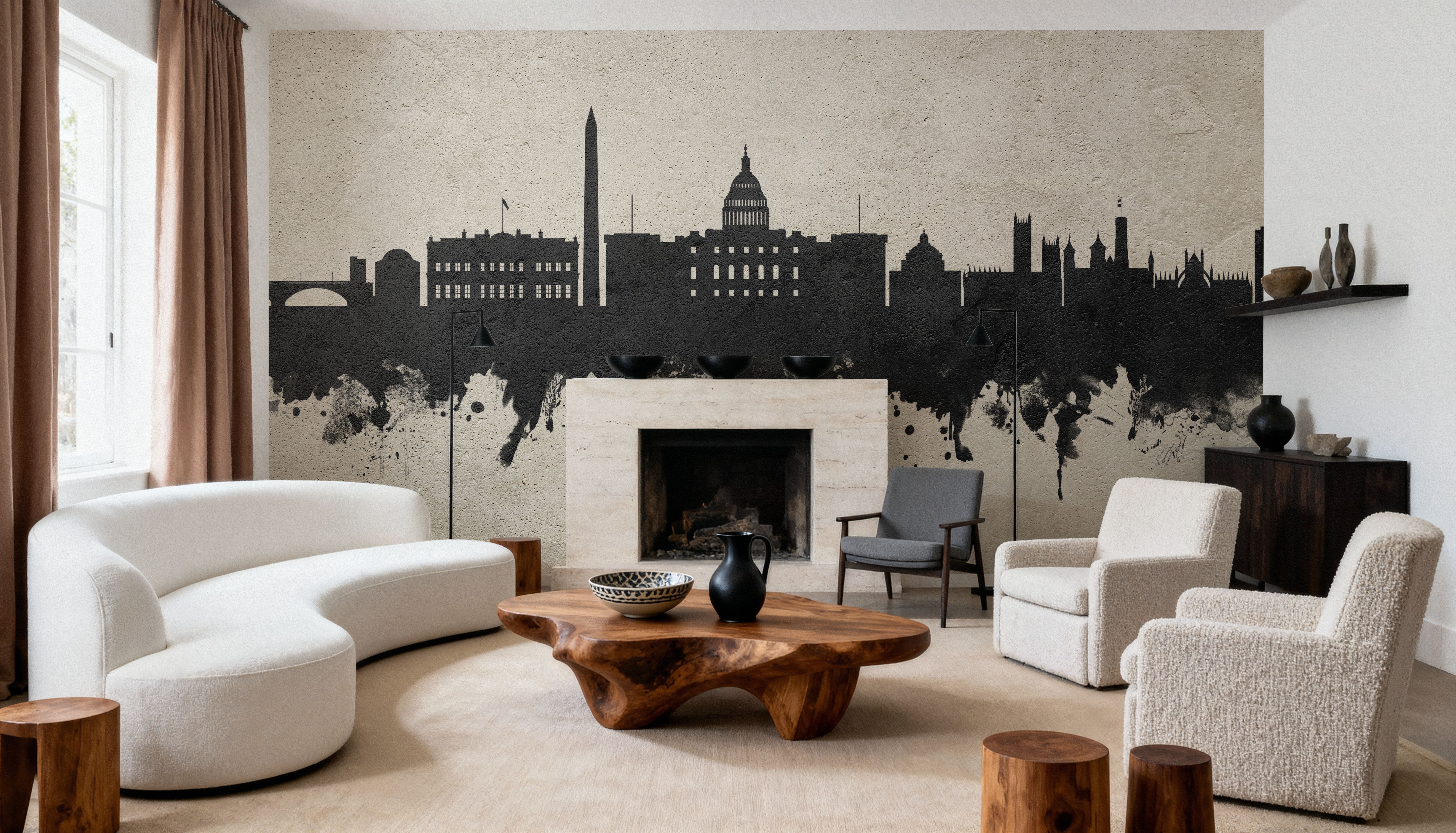 Washington DC Skyline Concrete