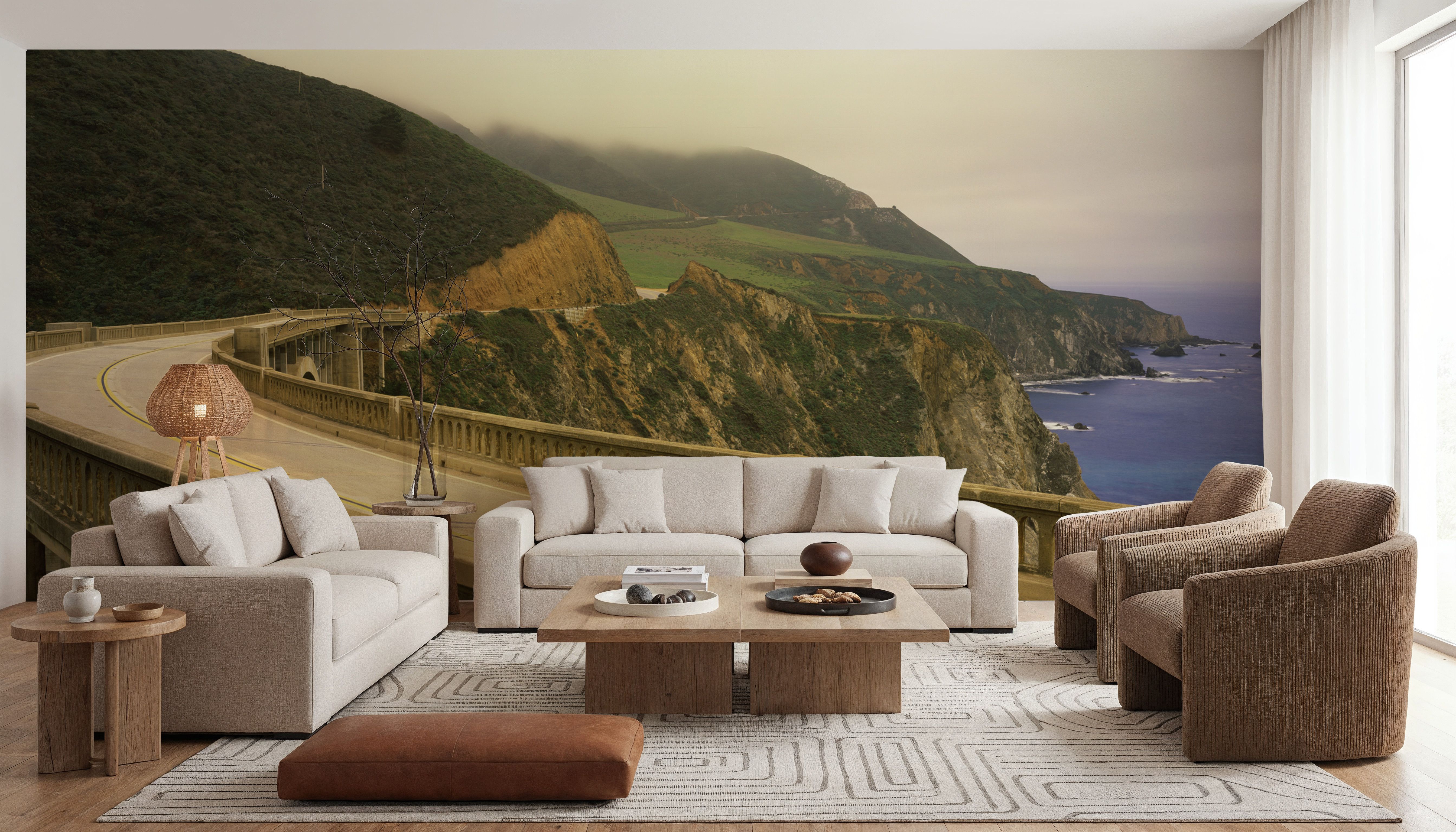 Coastal Cliff Bridge