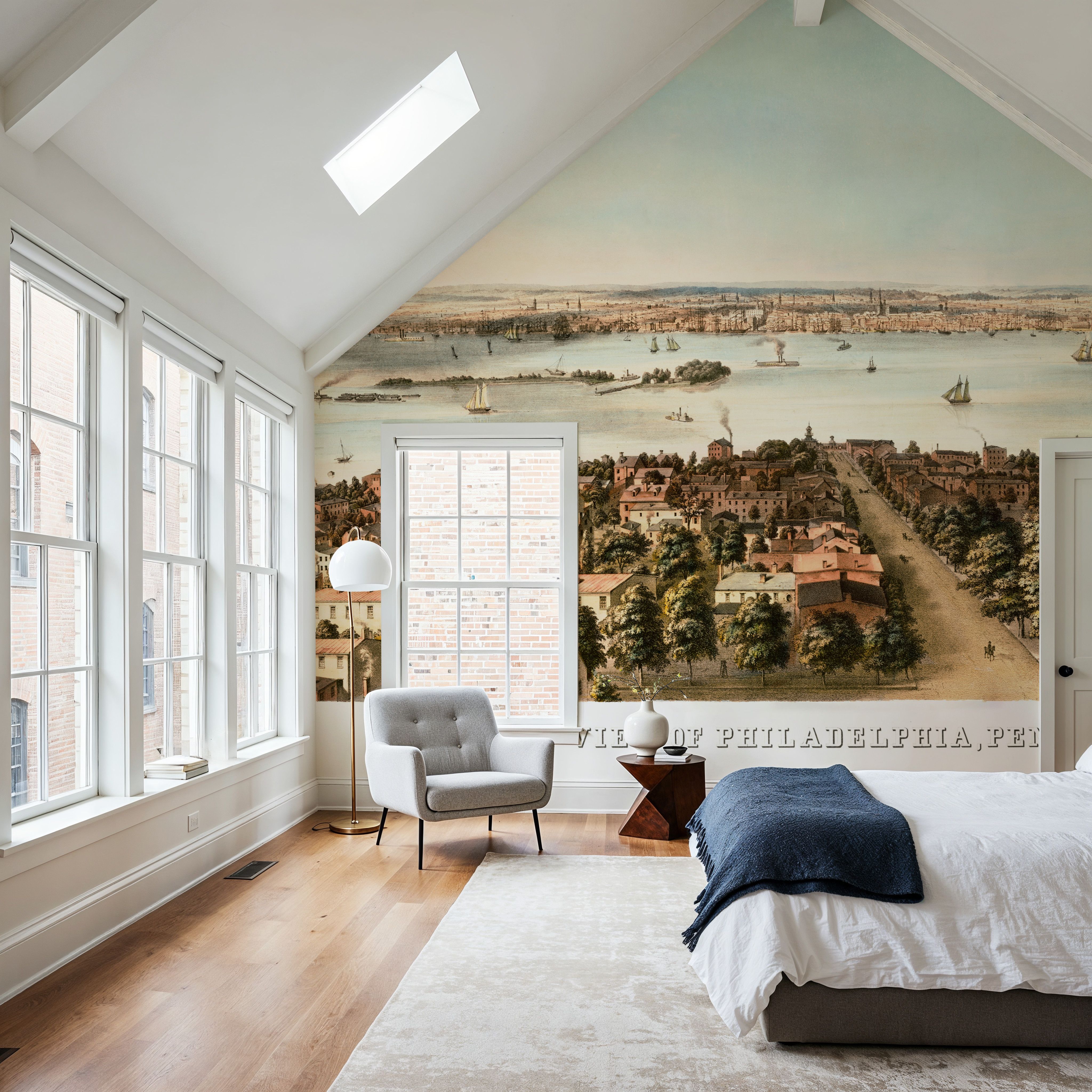 Old East View of Philadelphia, Pennsylvania, 1856