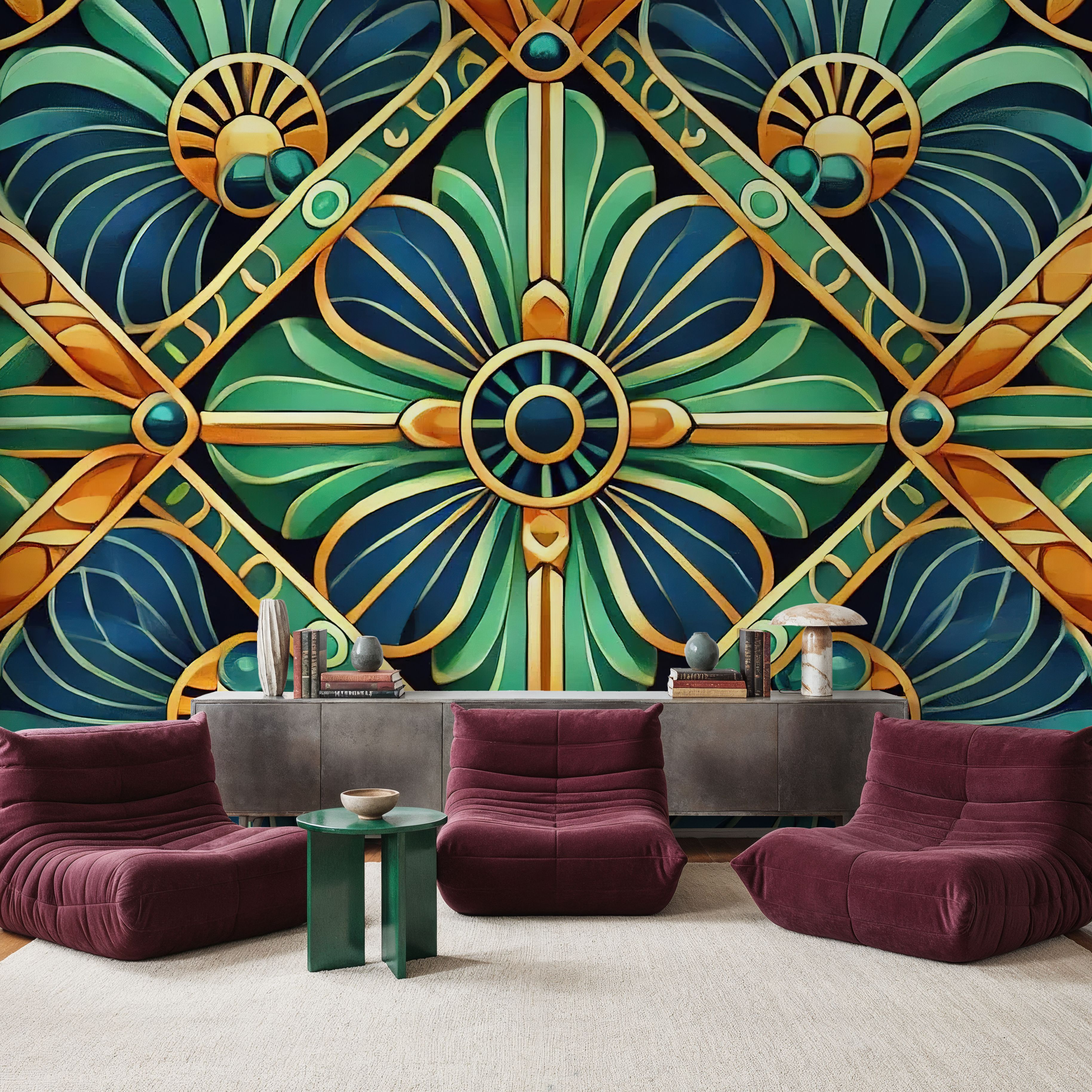 Bold Geometric Art Deco