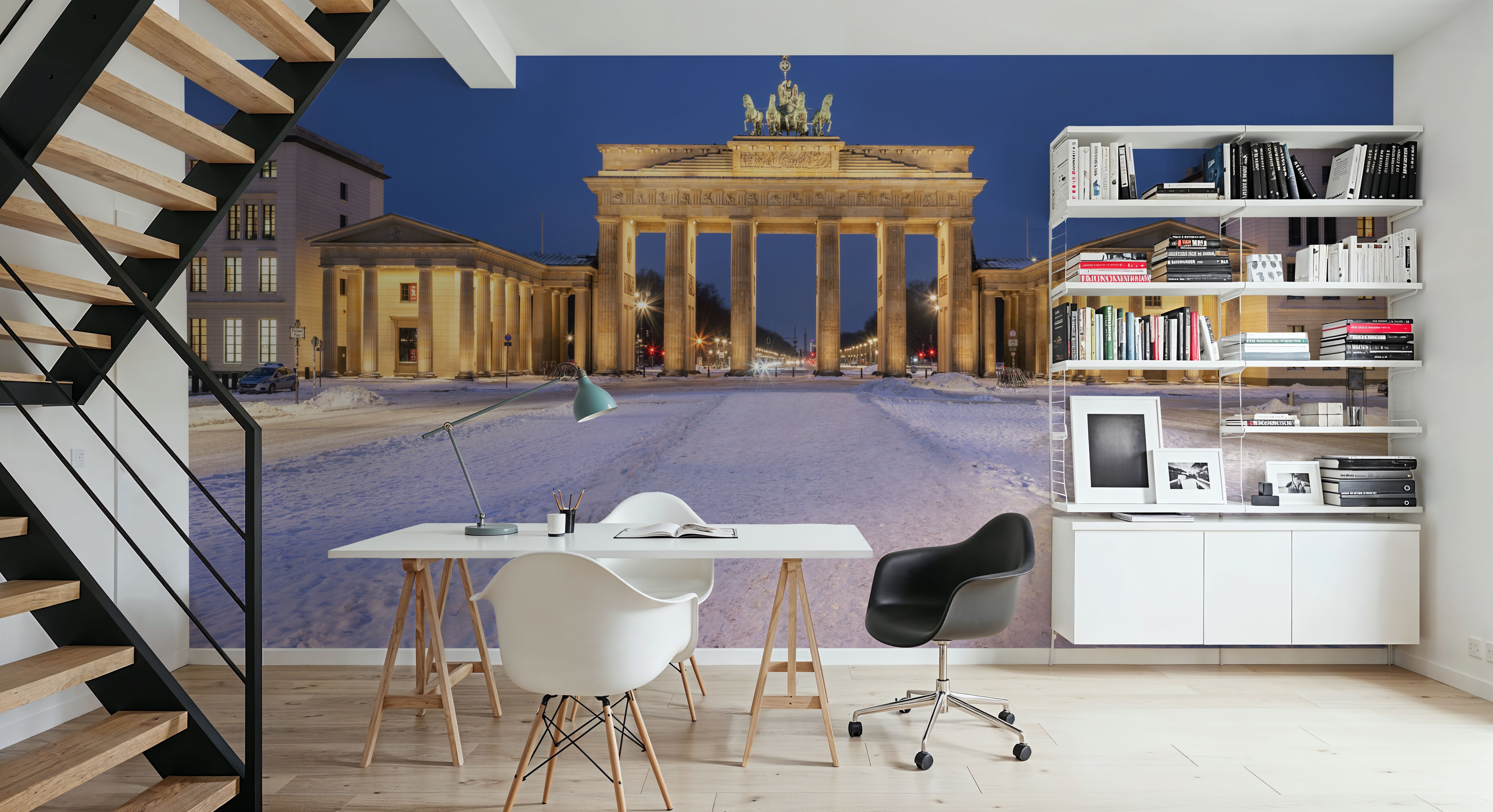 Snowy Brandenburger Tor