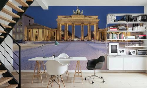 Snowy Brandenburger Tor