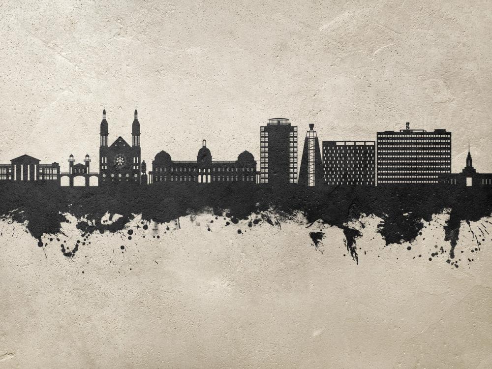 Port-au-Prince Haiti Skyline Concrete