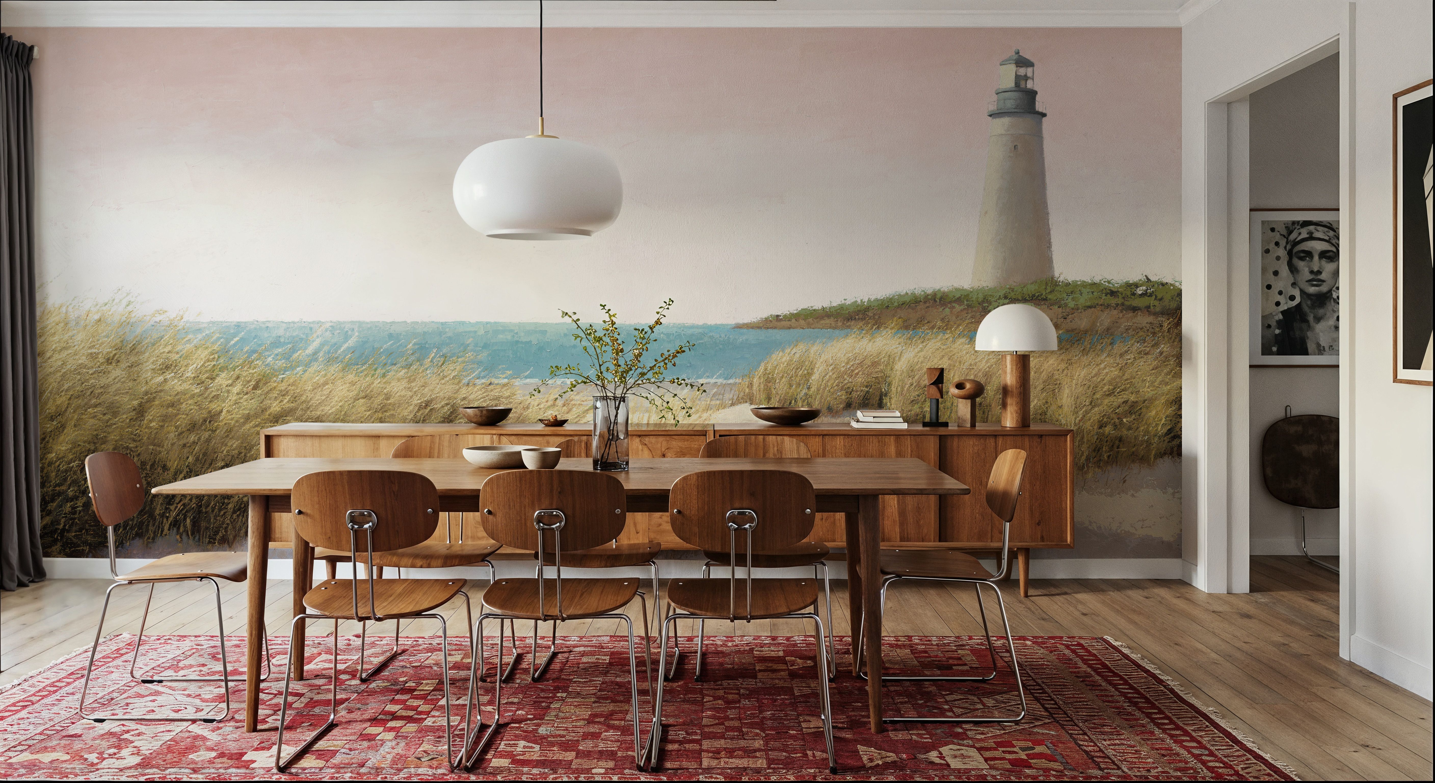 Lighthouse By The Sea, Wallpaper