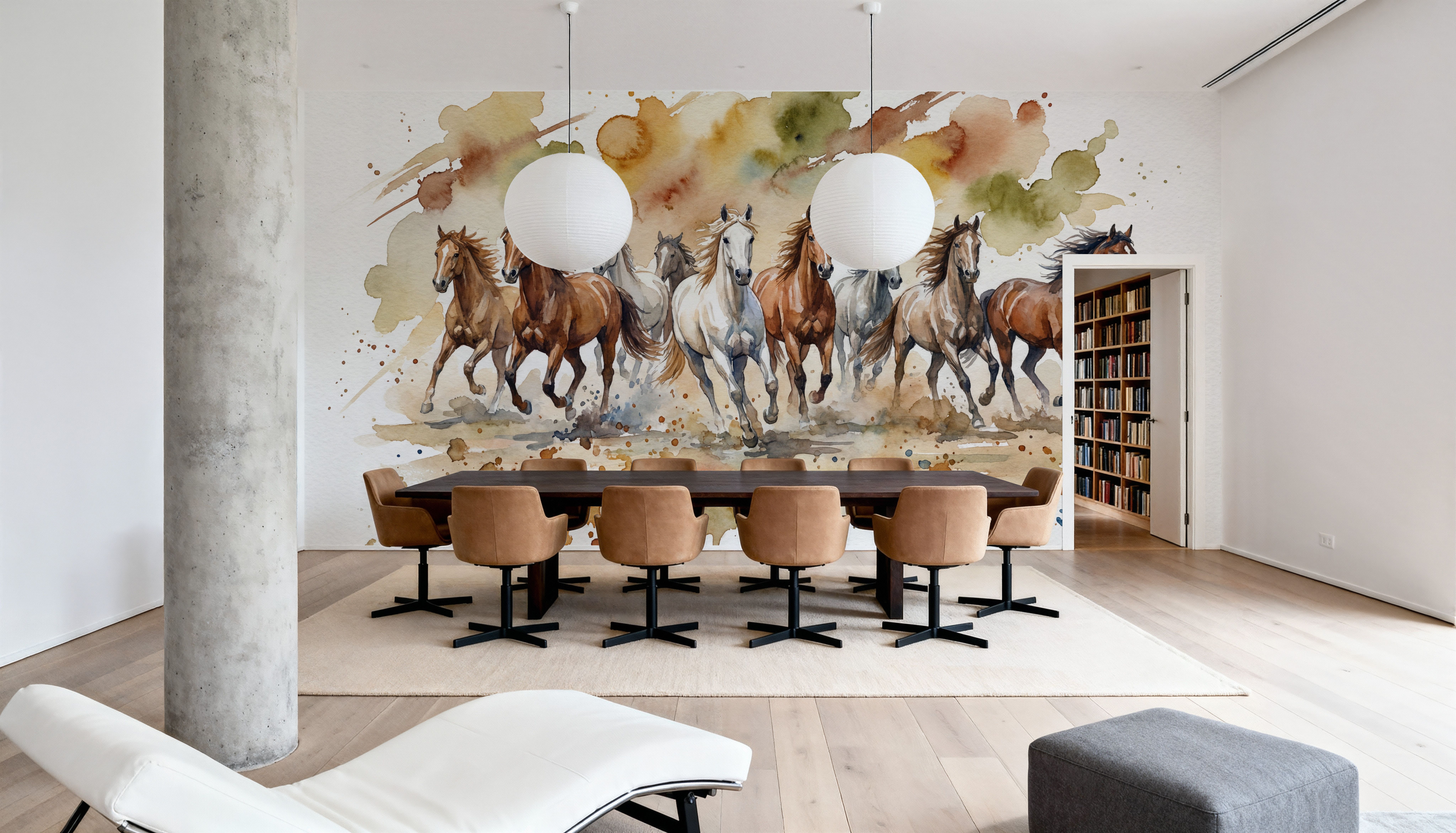 Wild Horses - Watercolor Spirit Animals Series