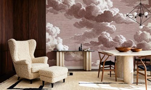 Intaglio Clouds, Chocolate