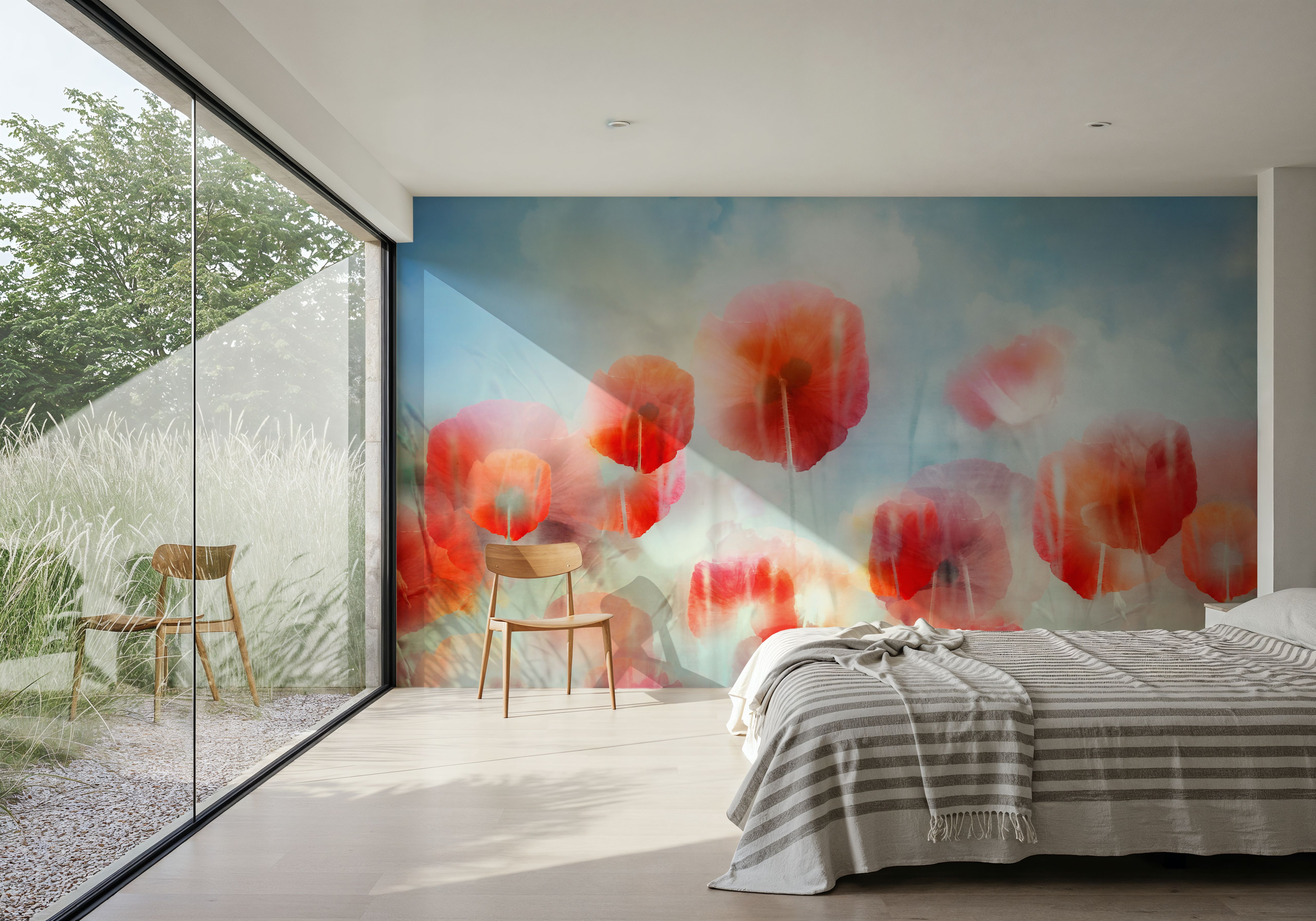 Poppies in a Field