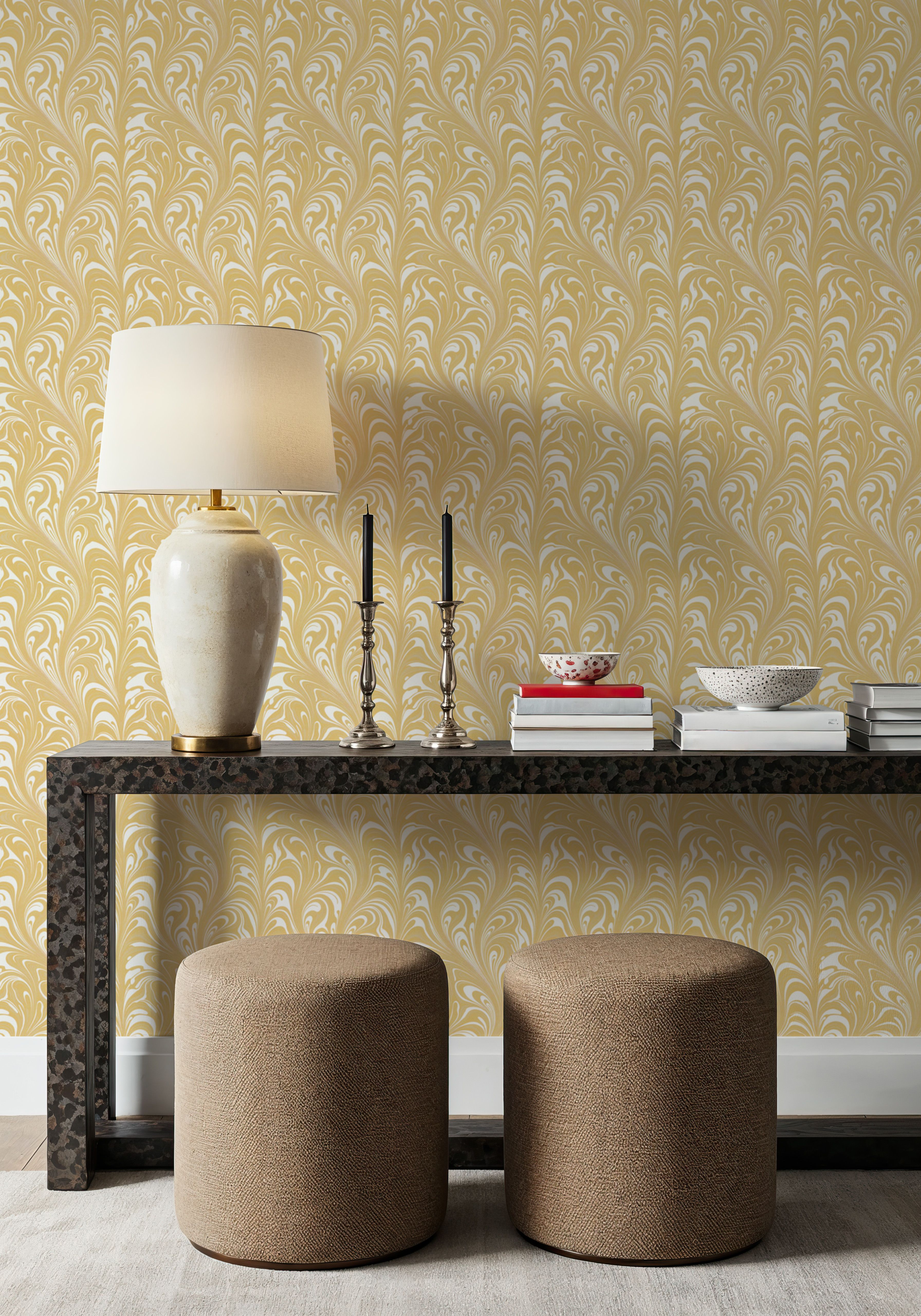 Marbelized Flow, Lemoncurd, Tapet