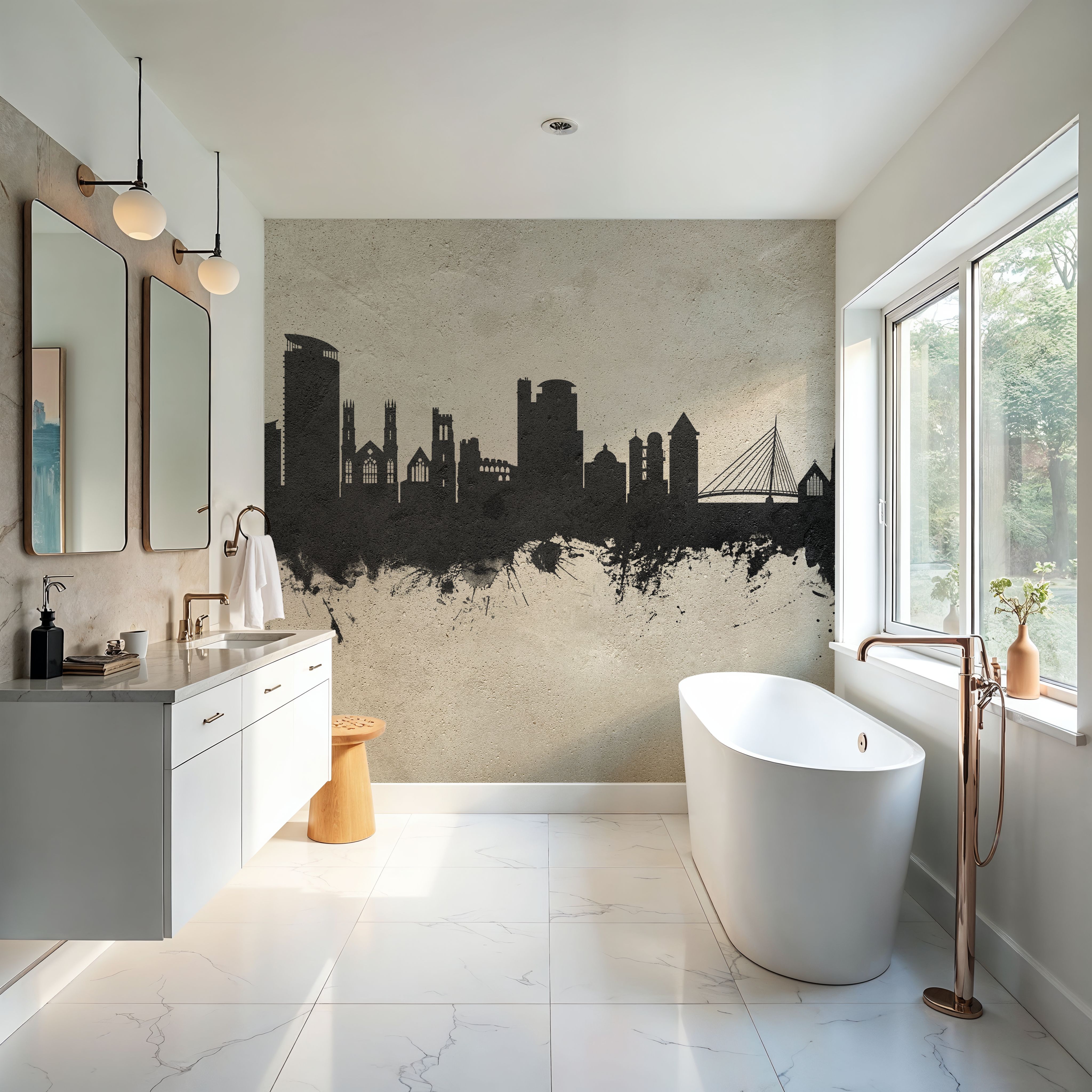 Swansea Wales Skyline Concrete