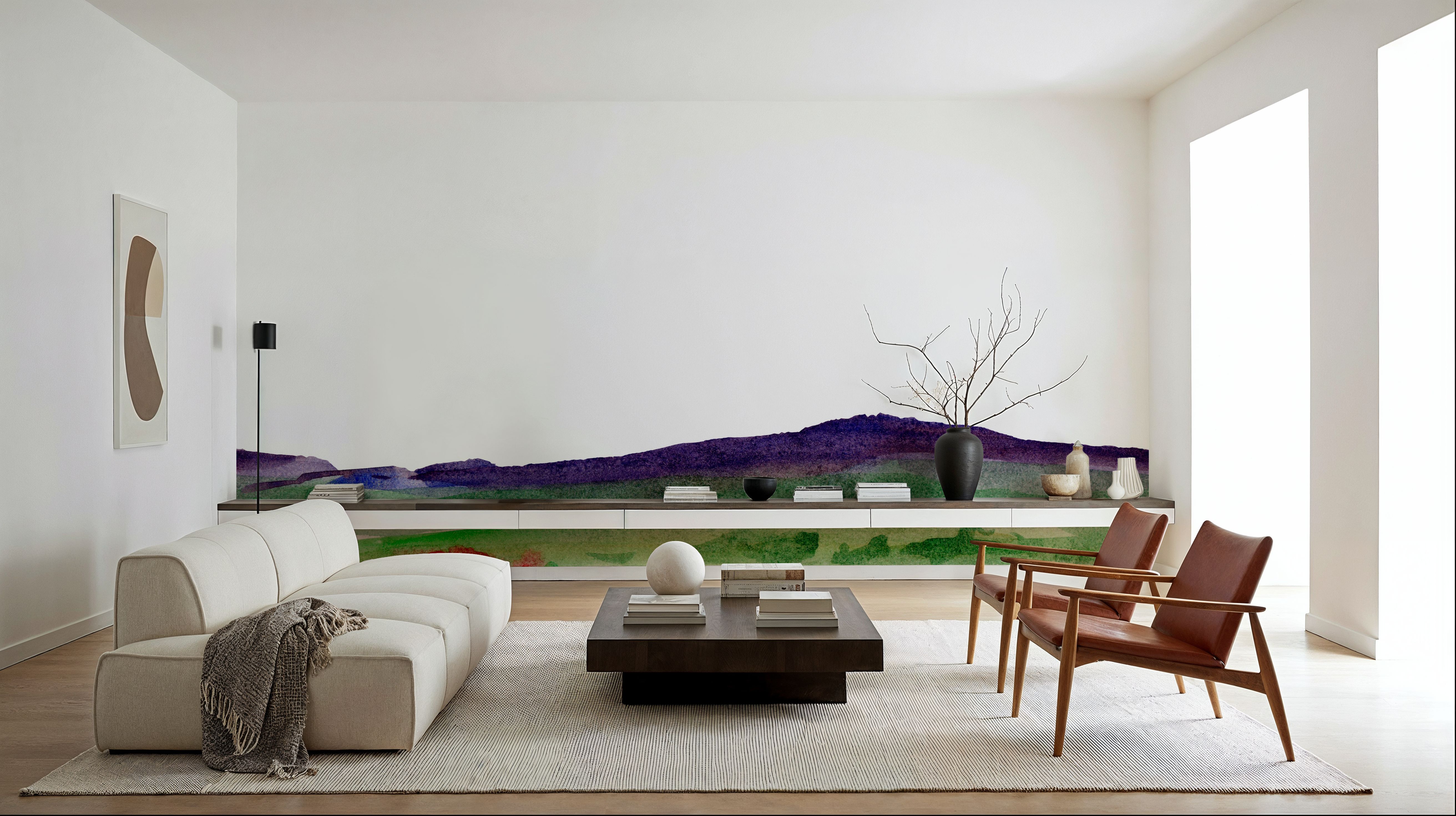 Purple Hill Landscape