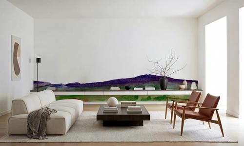 Purple Hill Landscape