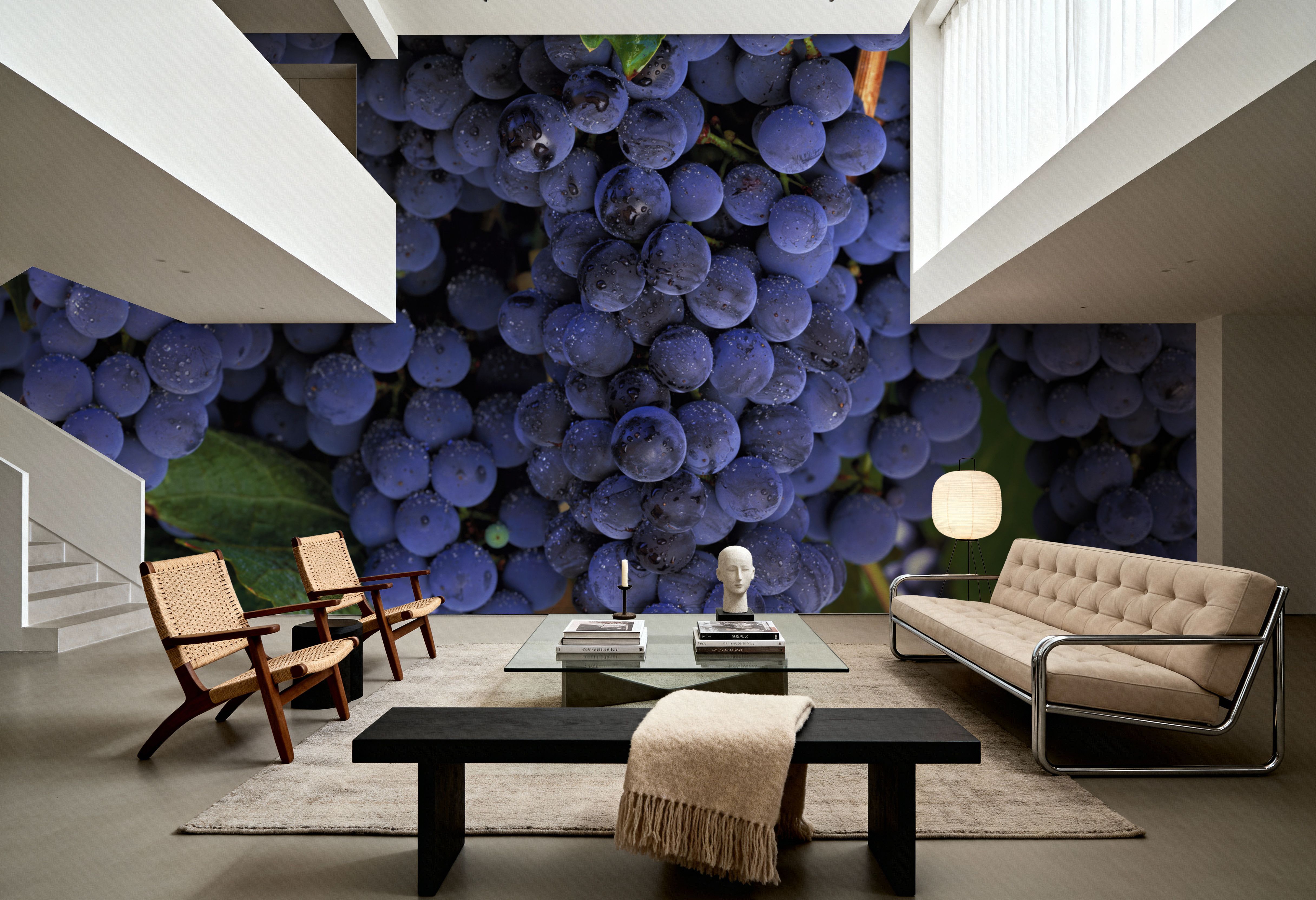 Grapes and Grapes, Wallpaper