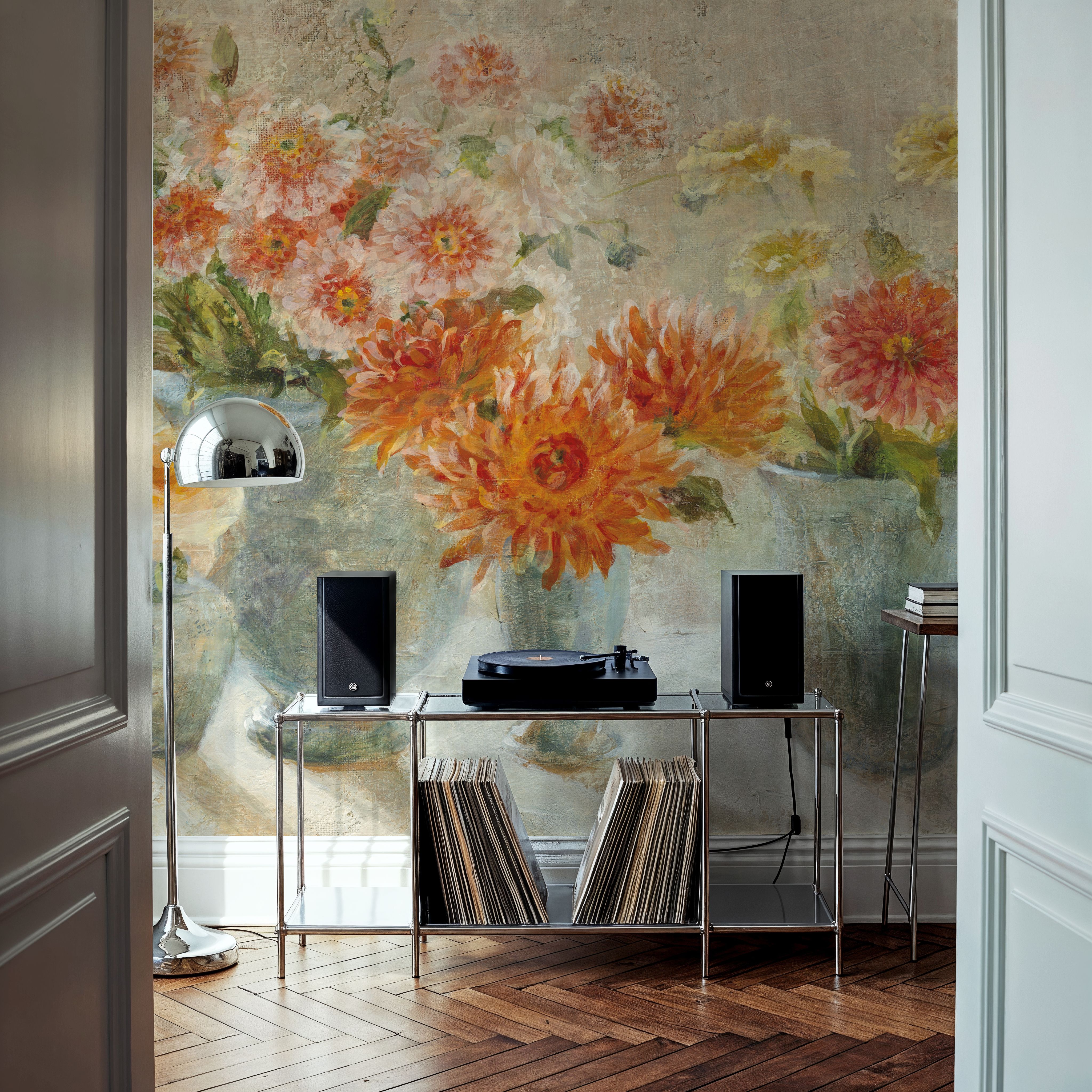 Dahlias in Vases