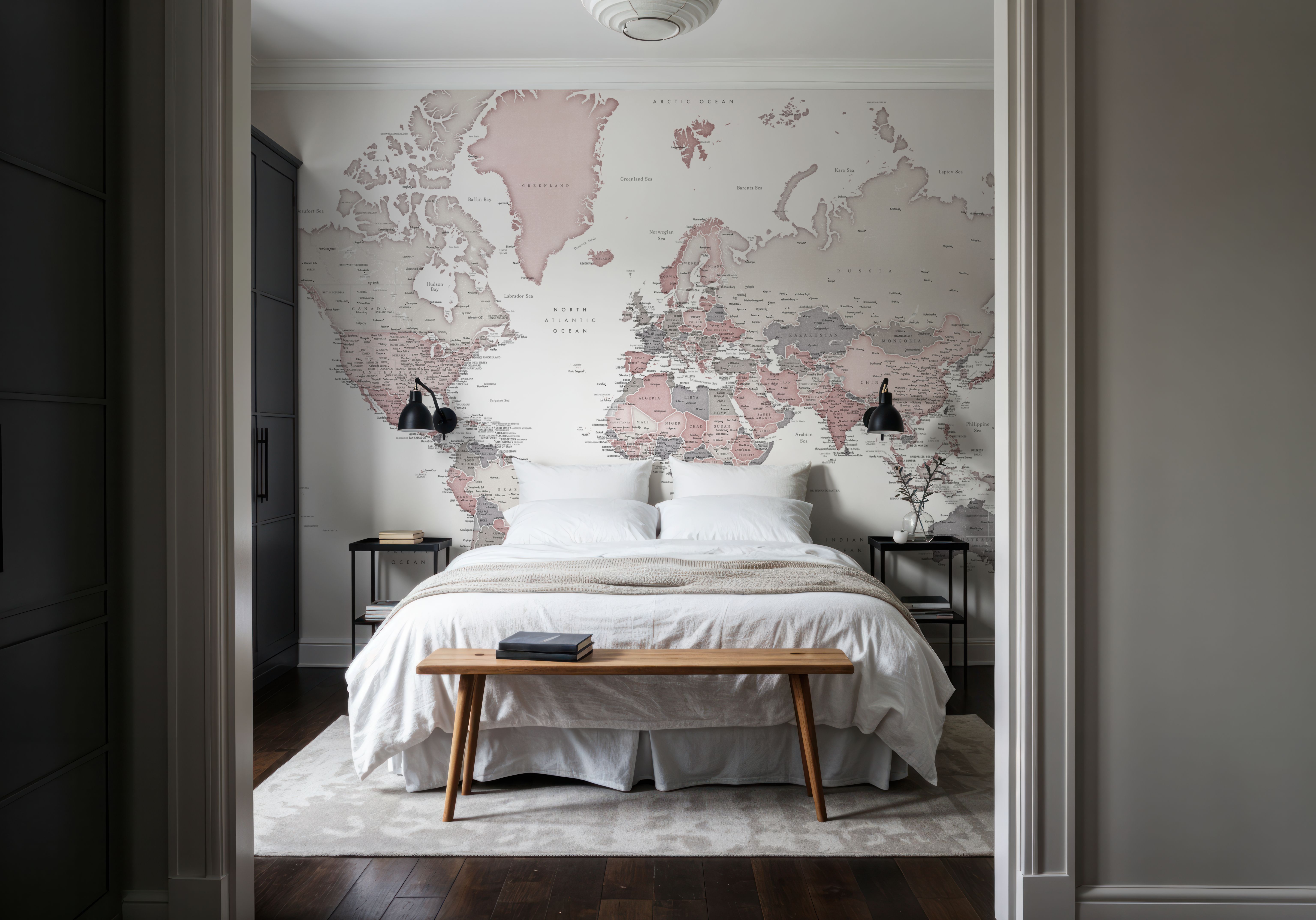 World Map Cities - Betsy