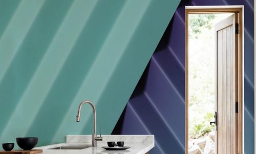 Pleated Blue