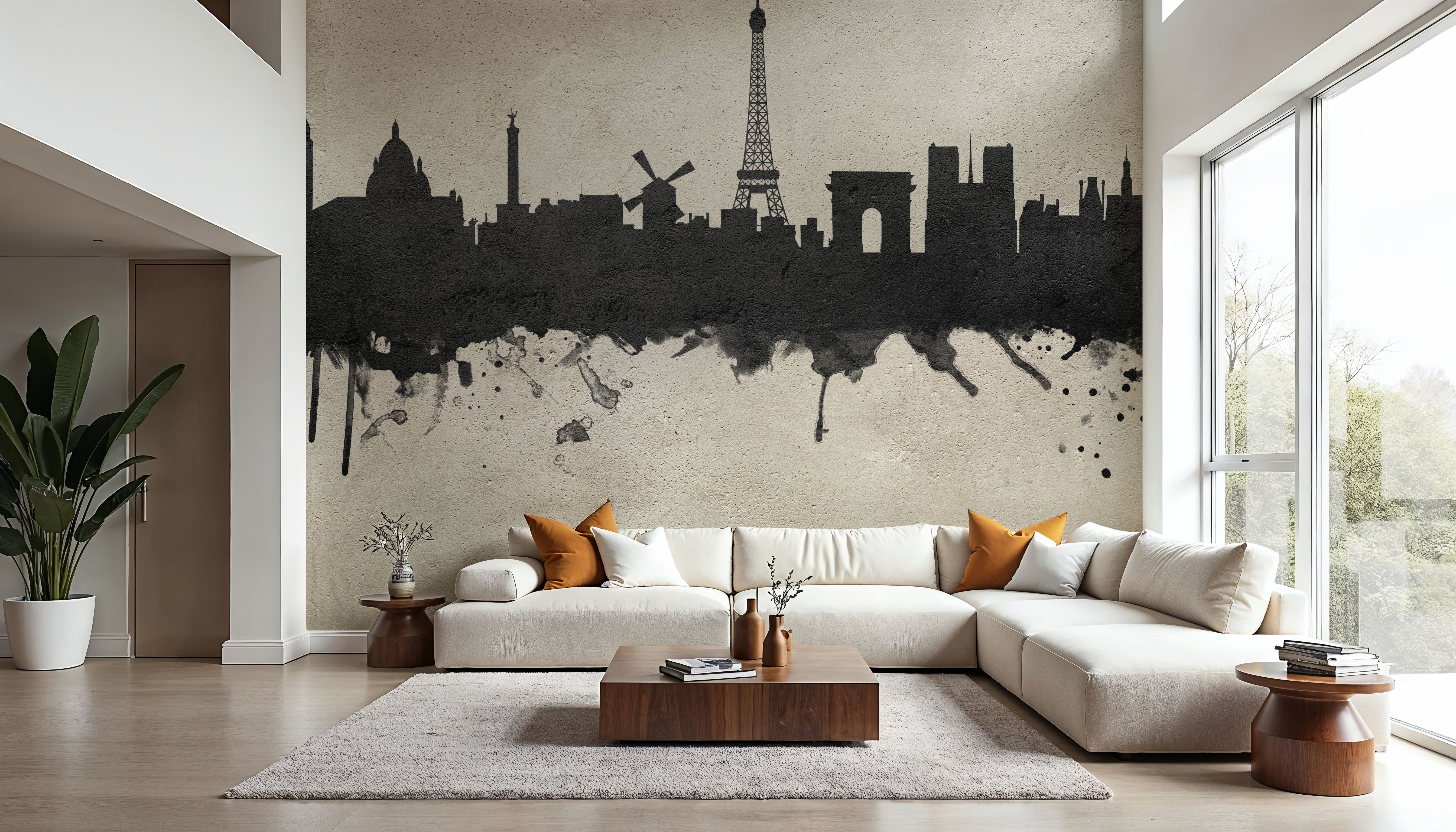 Paris Skyline Concrete