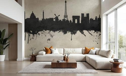 Paris Skyline Concrete
