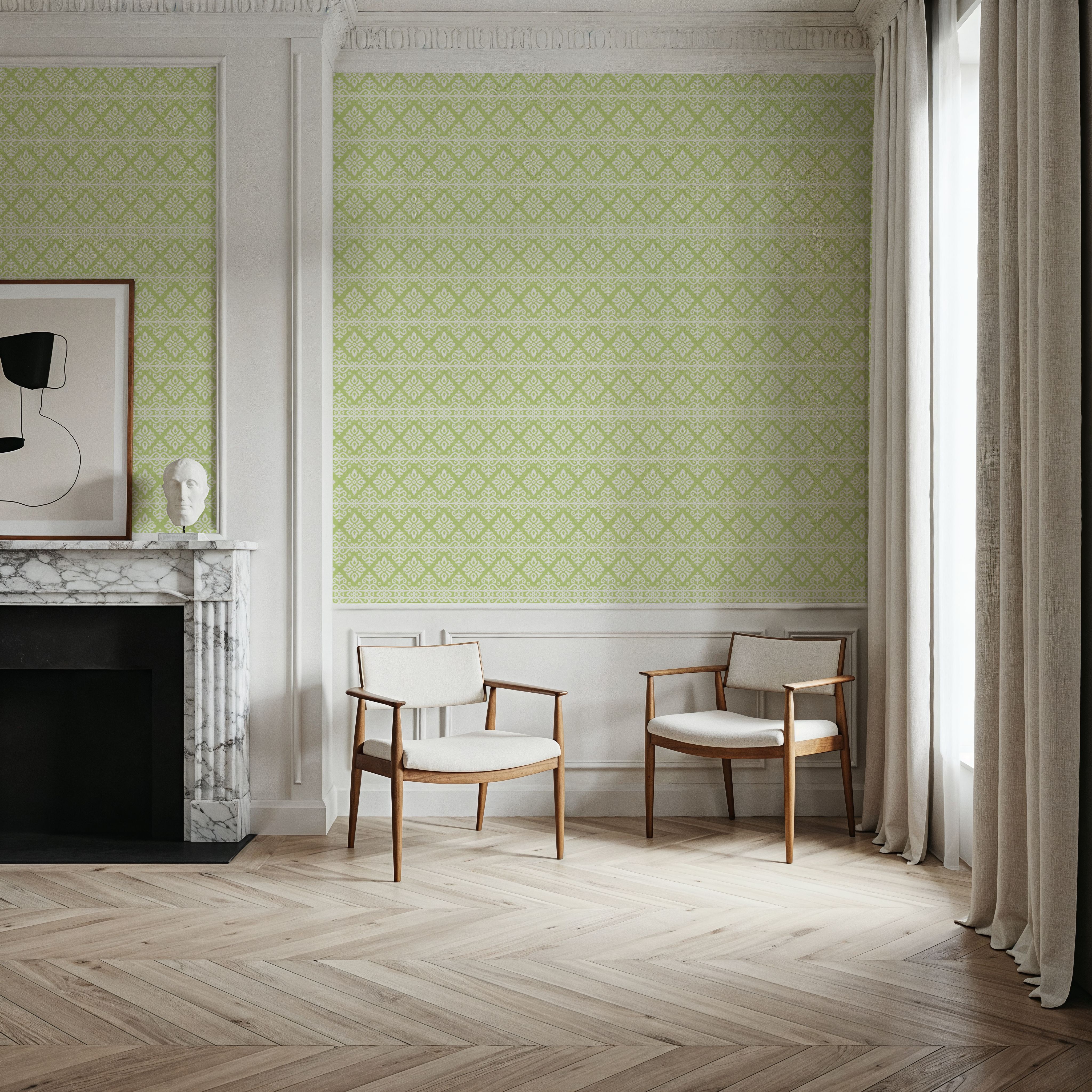 Amadora Squares Light Green