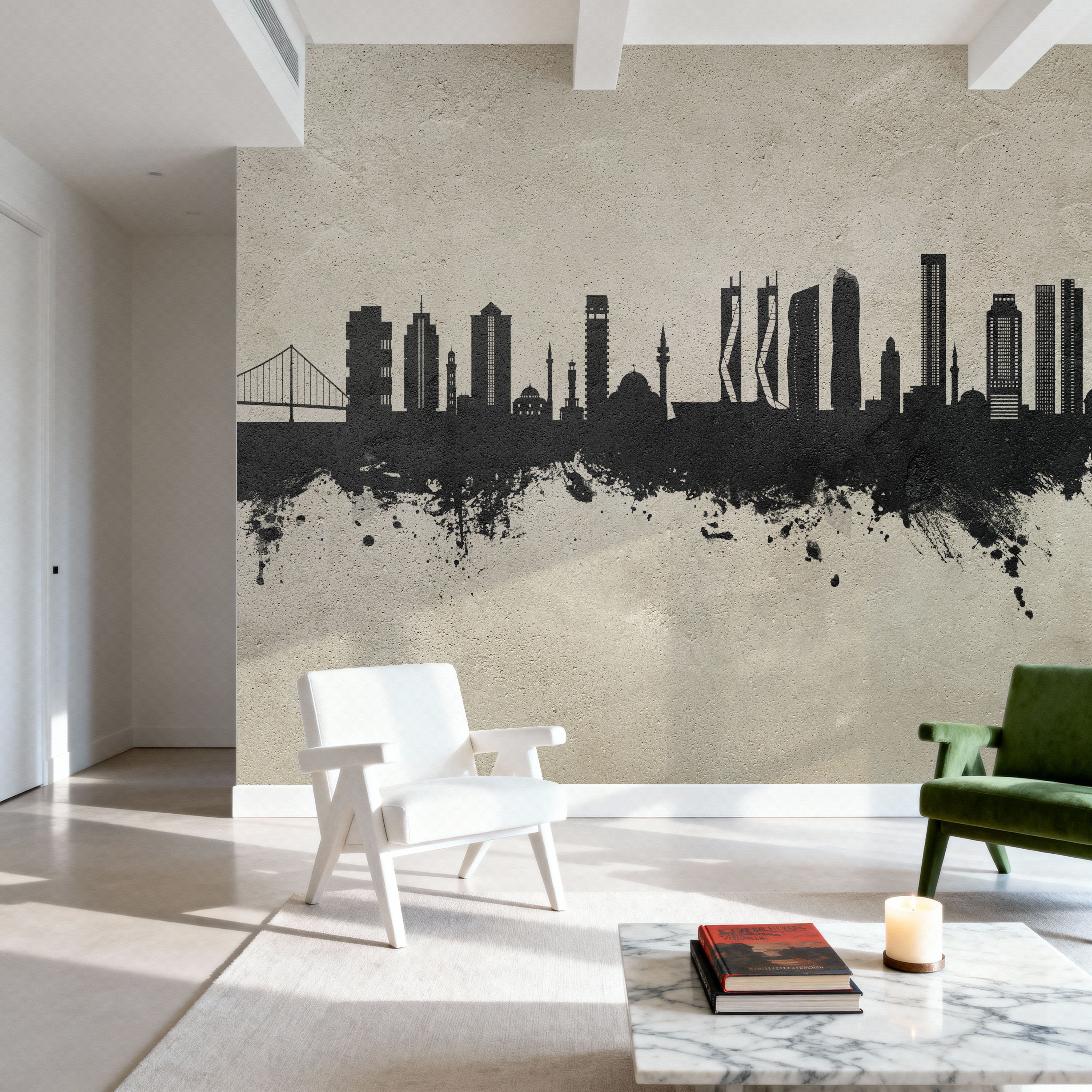 Izmir Turkey Skyline Concrete