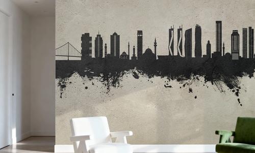 Izmir Turkey Skyline Concrete