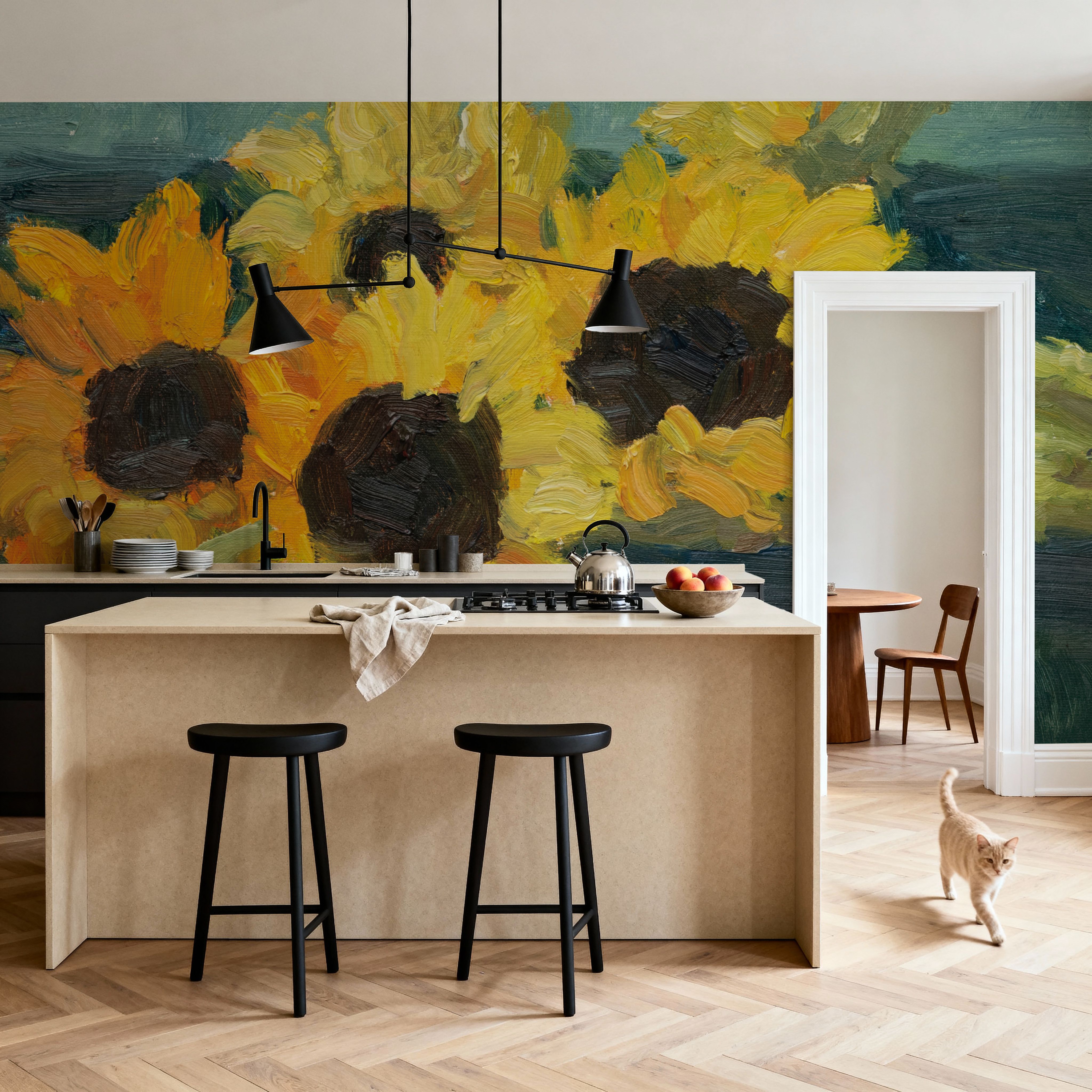 Freshly Cut Sunflowers