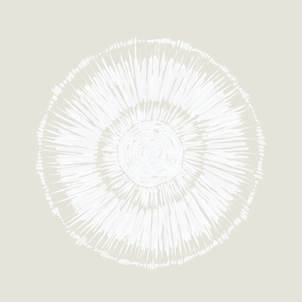 Coastal Block Print I Neutral