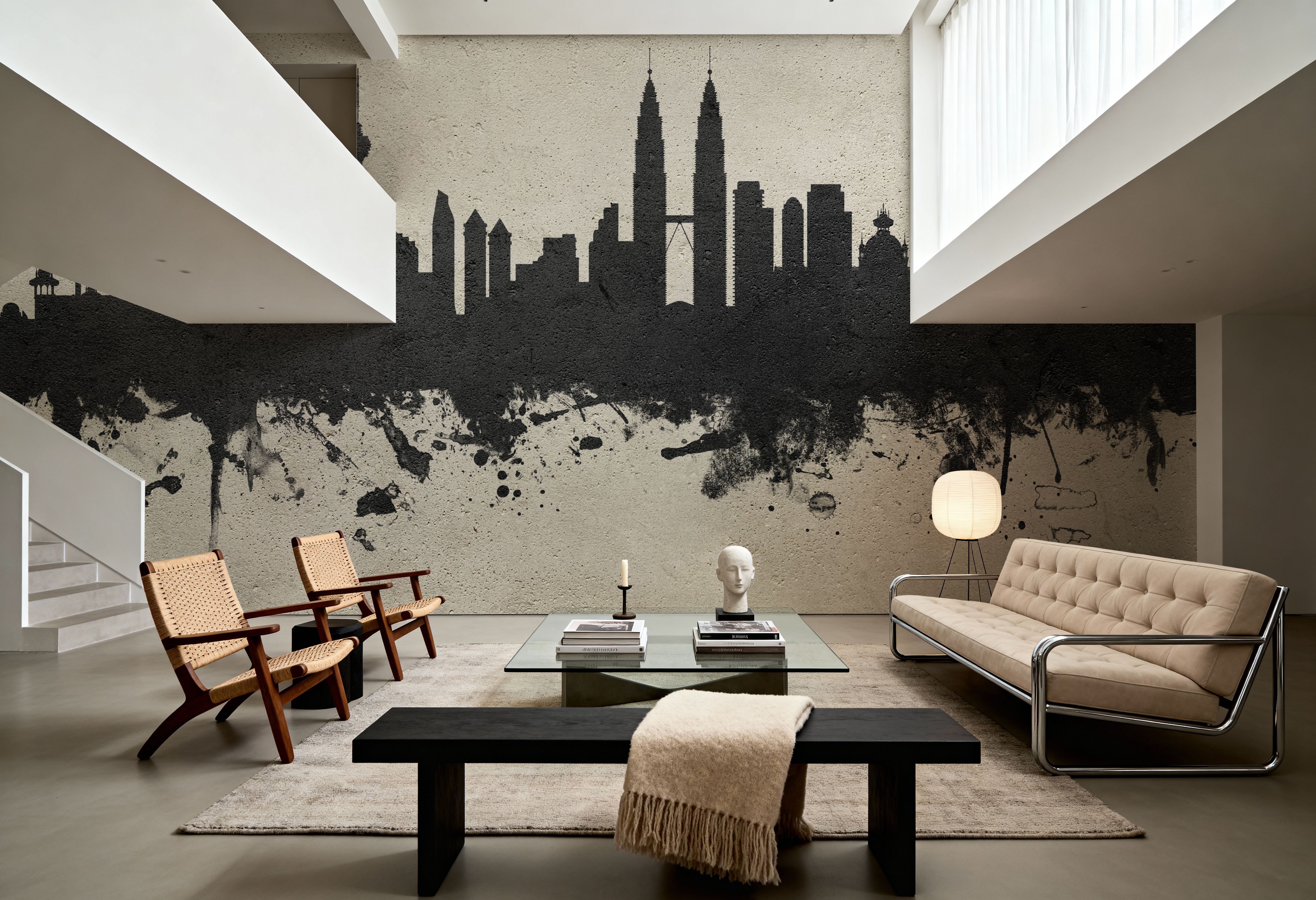 Kuala Lumpur Skyline Concrete