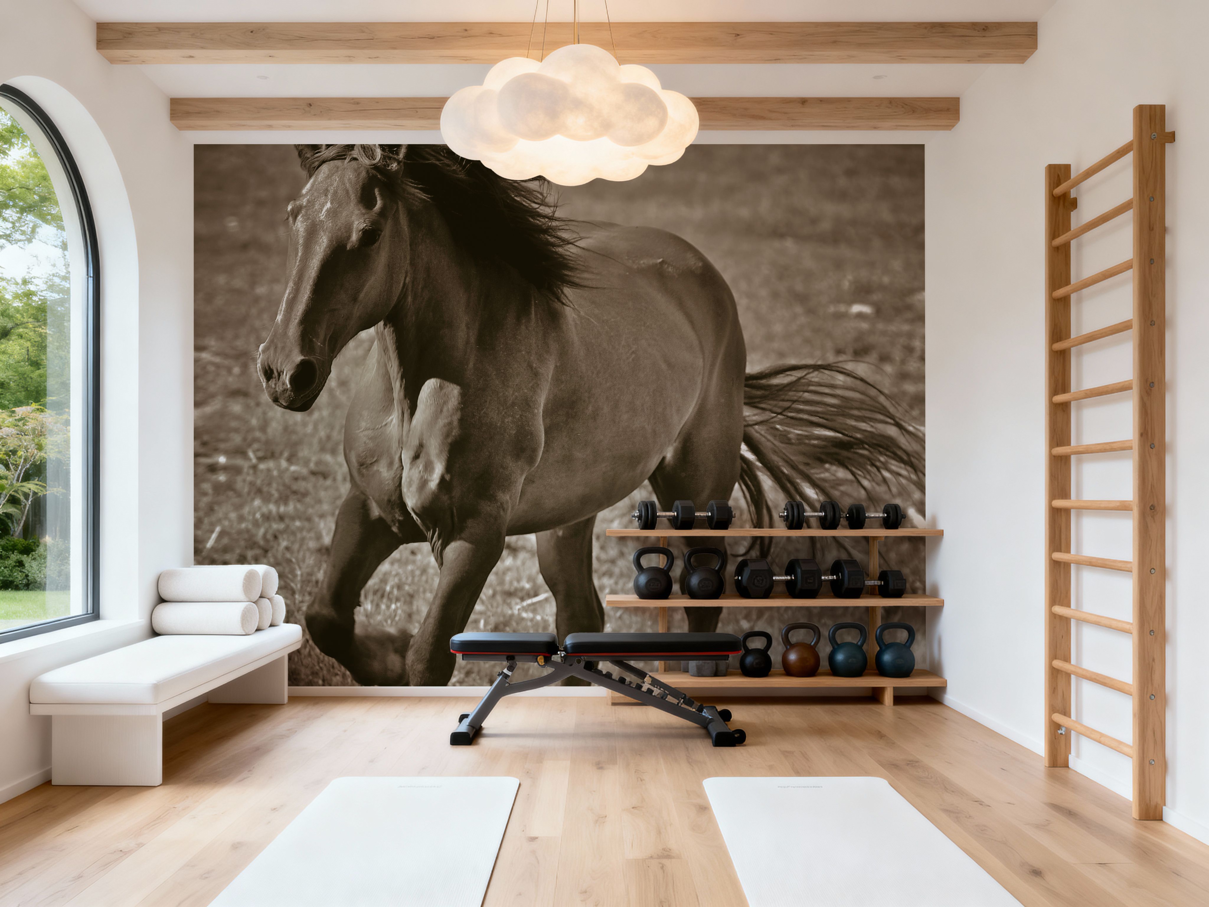Horse Runner Sepia