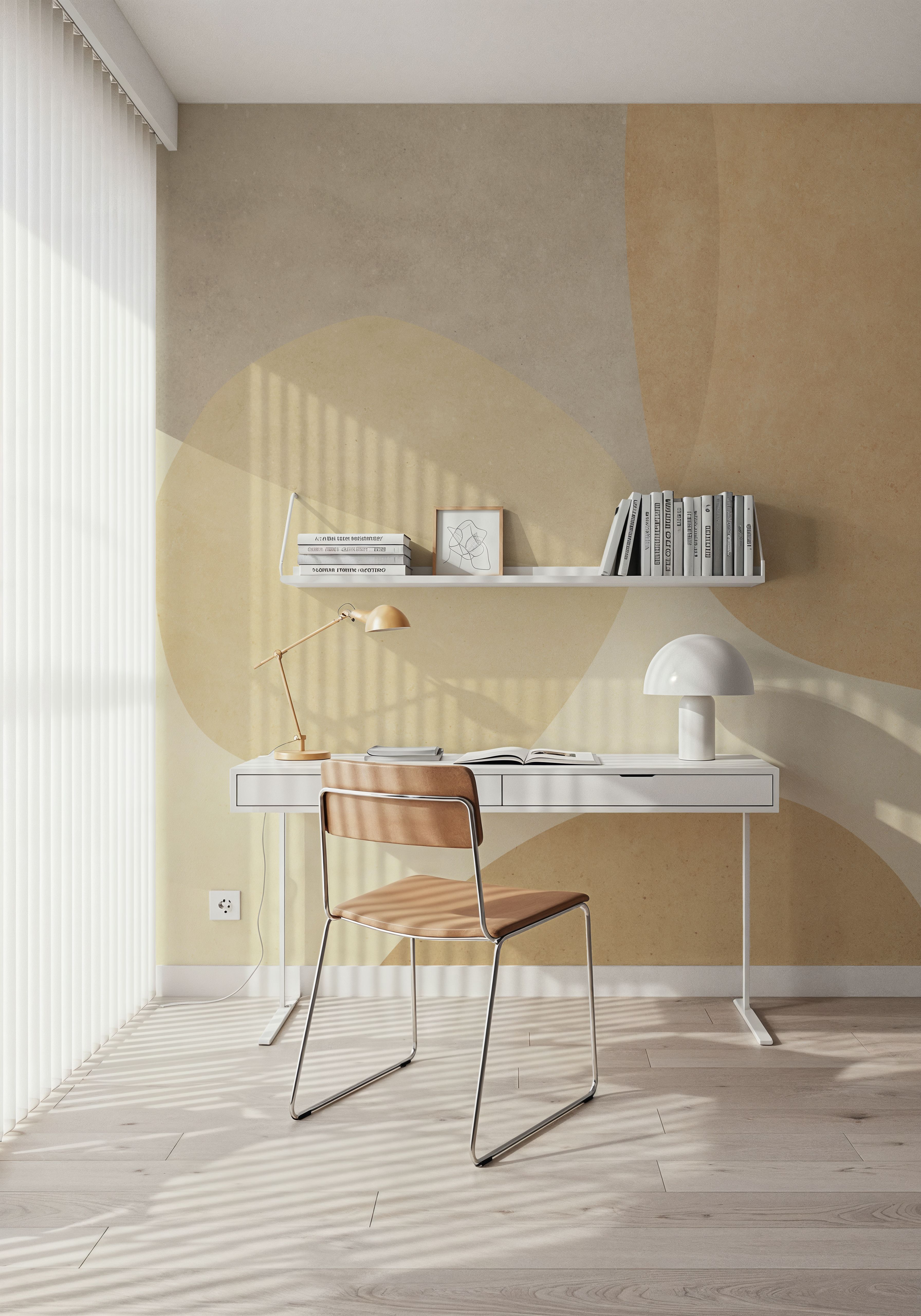 Embracing Shapes, Butter Yellow