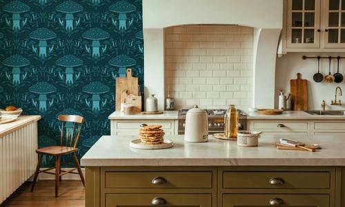 Heritage Toadstool, Blue