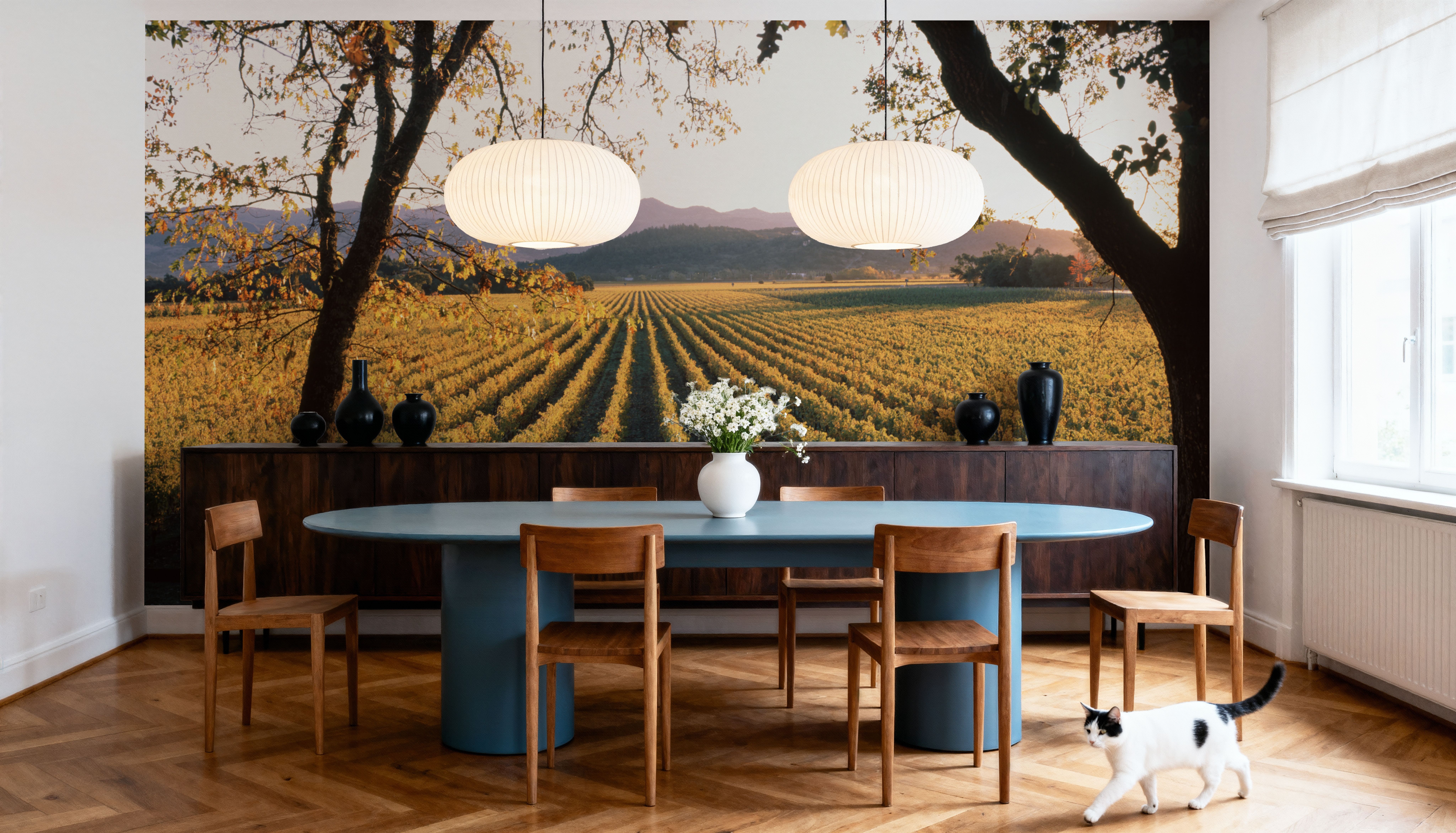 Far Niente Winery Beams