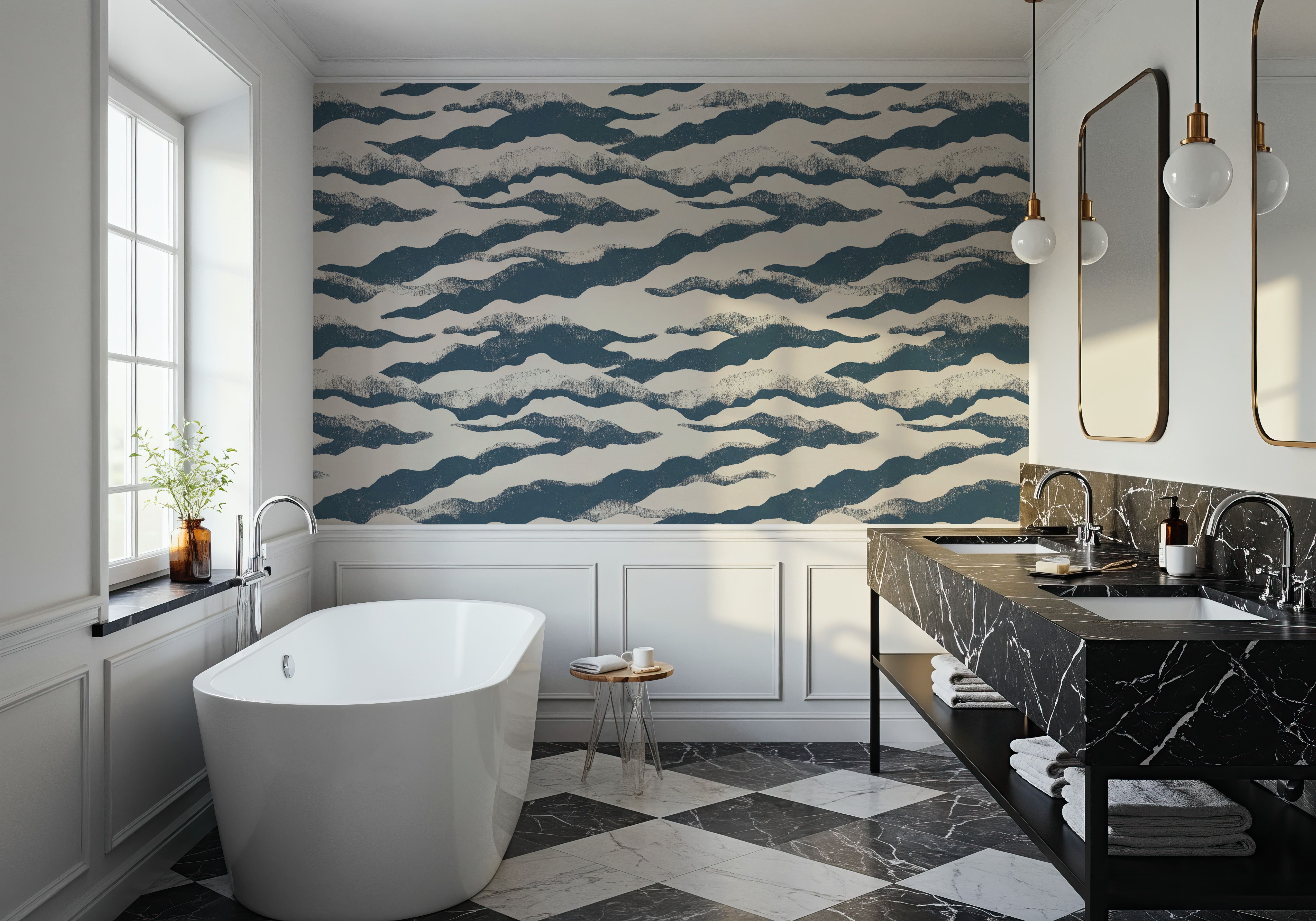 Grand Terra Sauvage, Cloud Drift, Papier peint