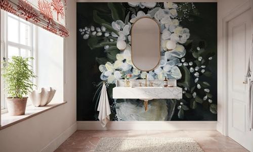 White Flowers in Vase