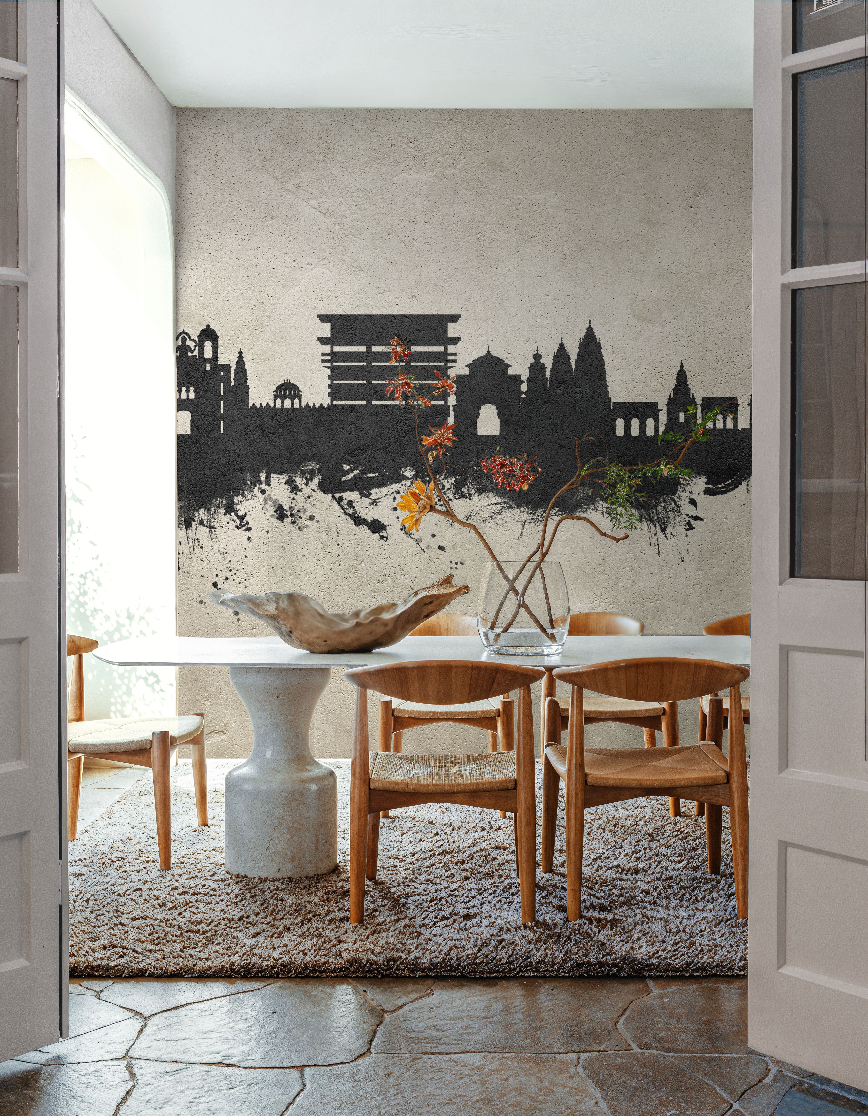 Pandharpur India Skyline Concrete